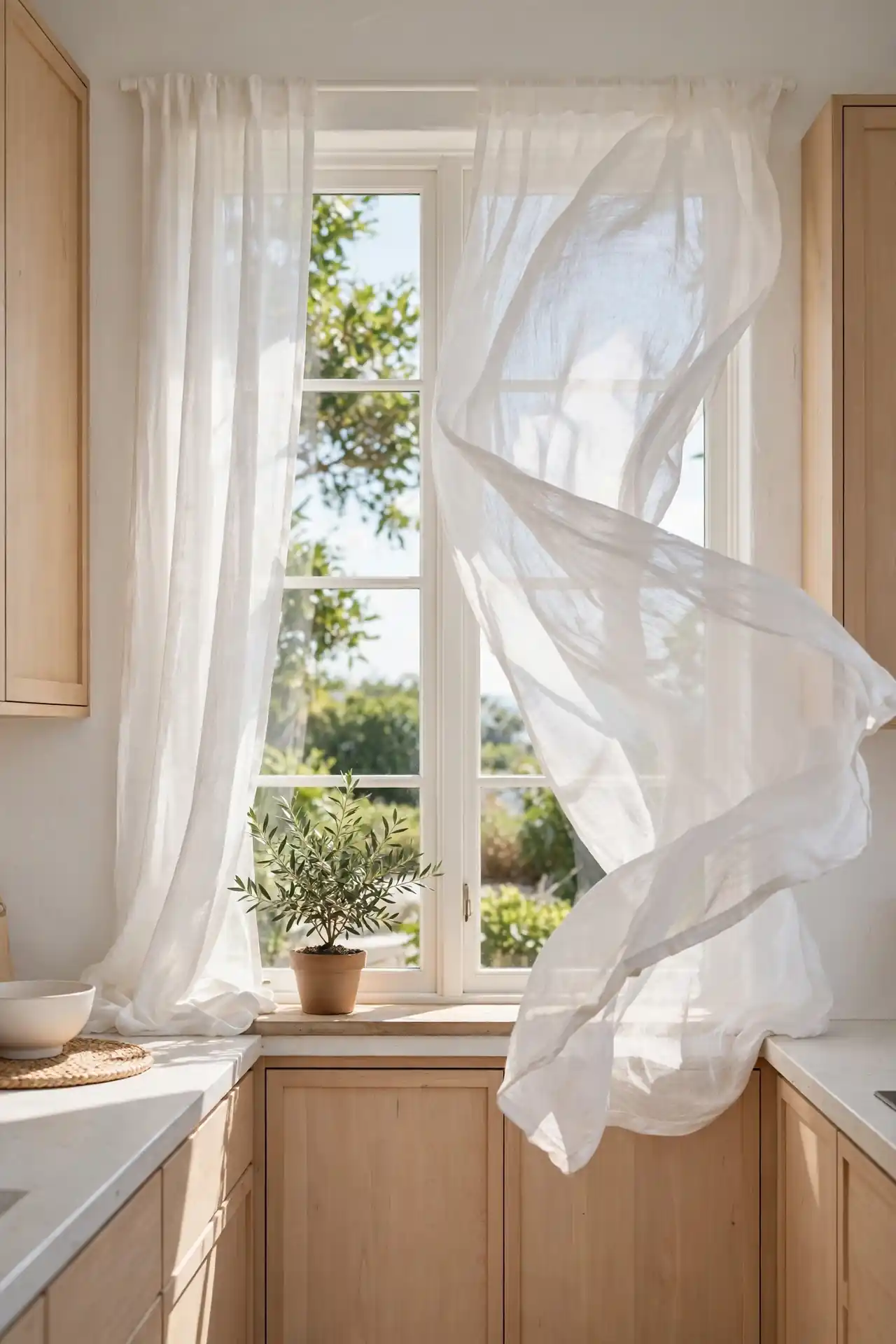 Coastal Linen Curtains