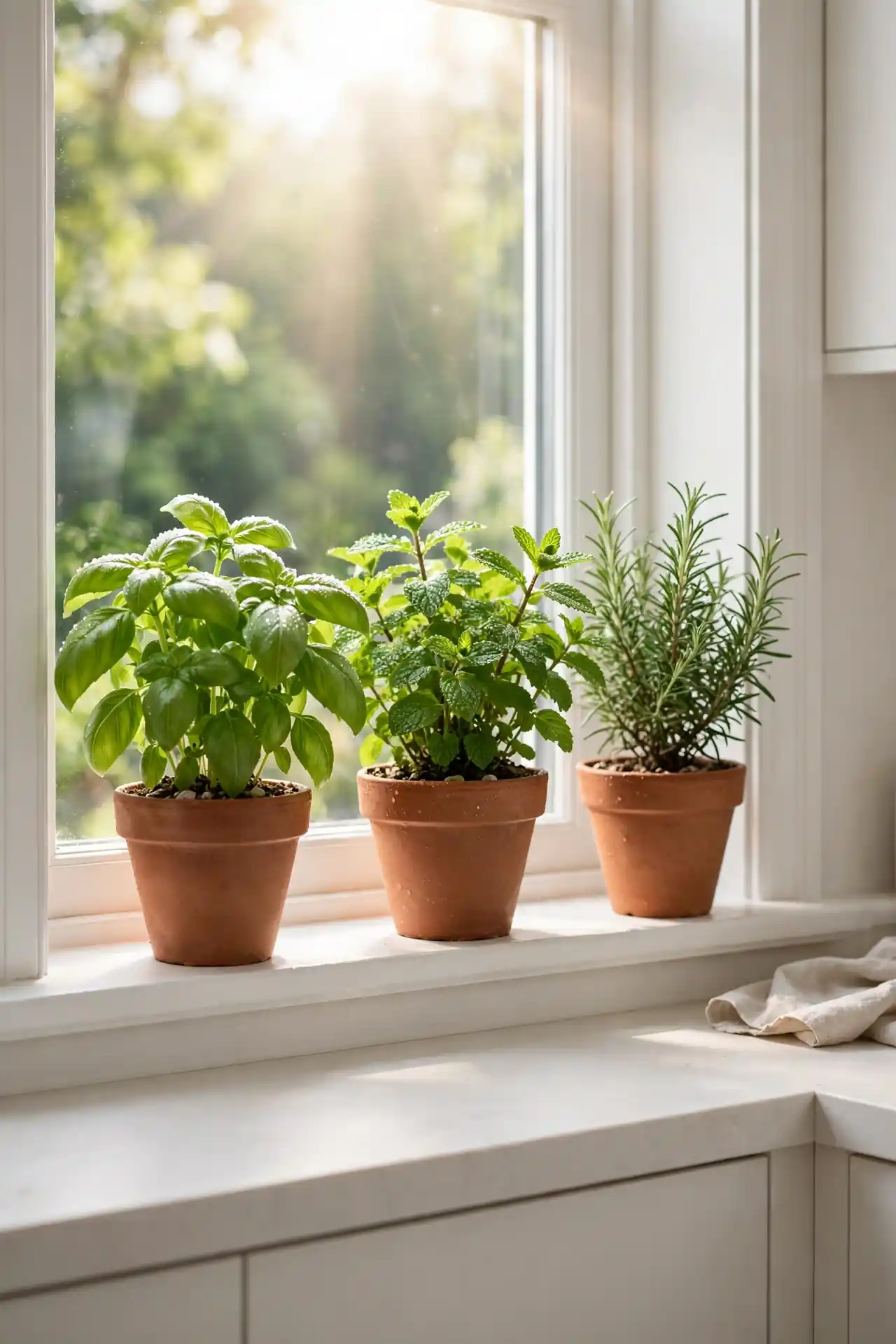 Sunny Windowsill Herbs