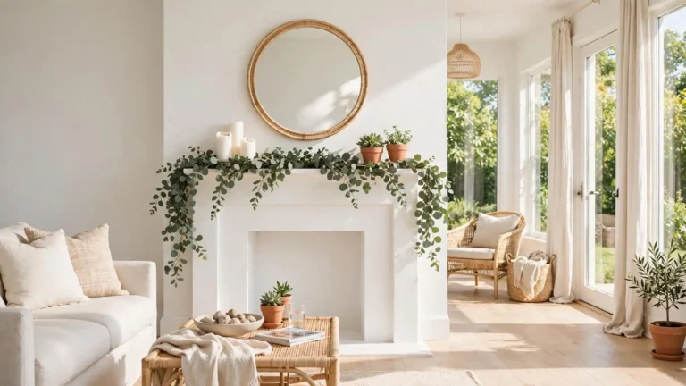 summer mantel decor ideas
