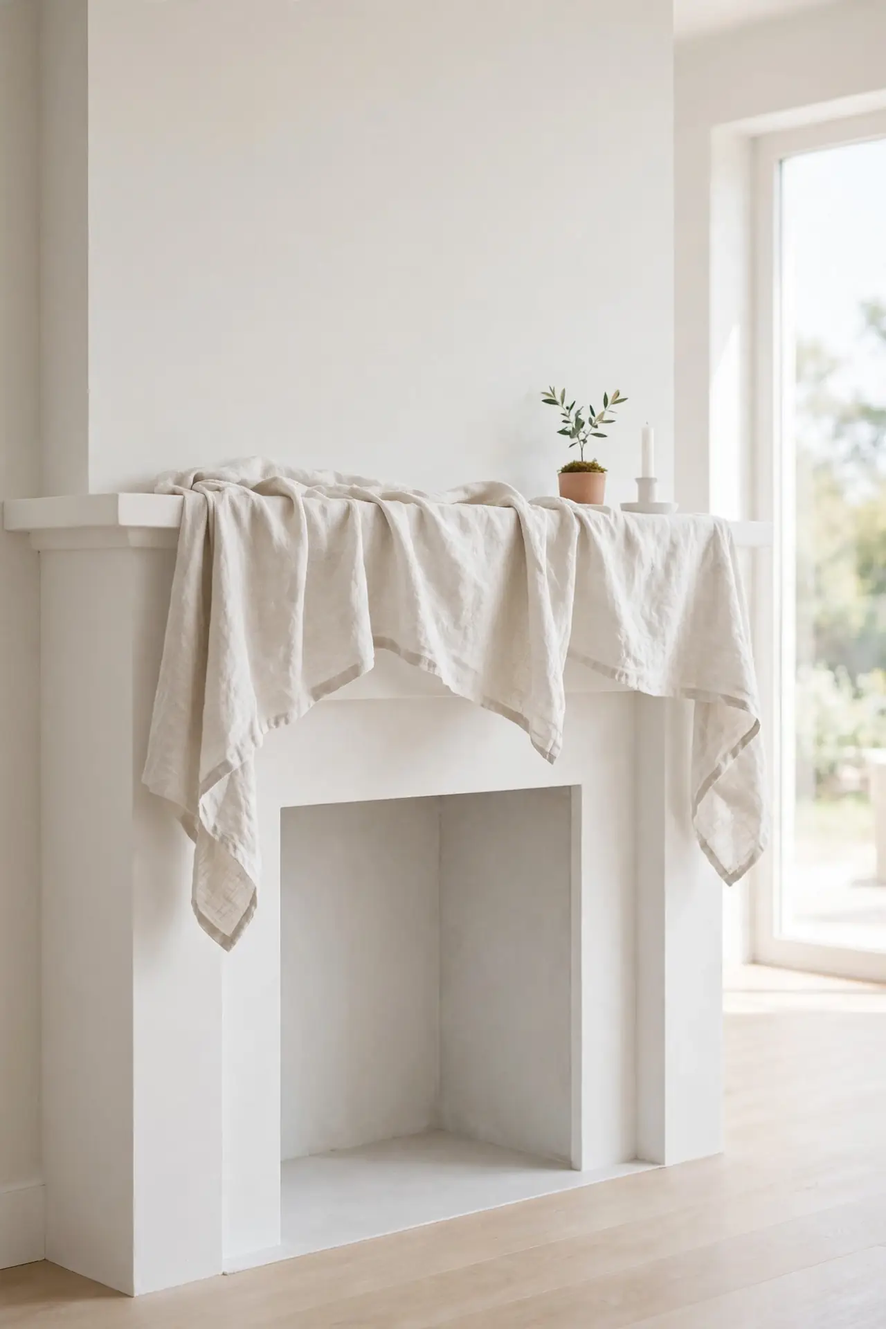 Soft Linen Drape