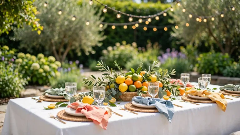 24 Summer Outdoor Table Decor Ideas for a Bright, Beautiful Gathering