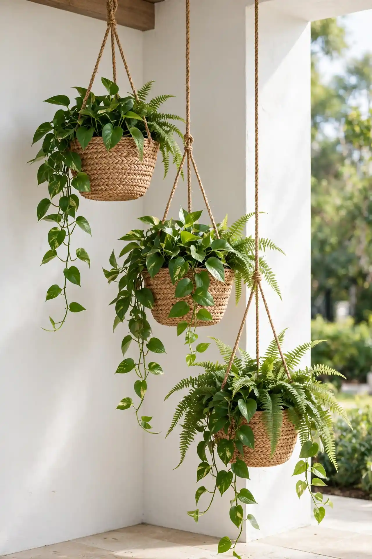 Hanging Greenery Baskets