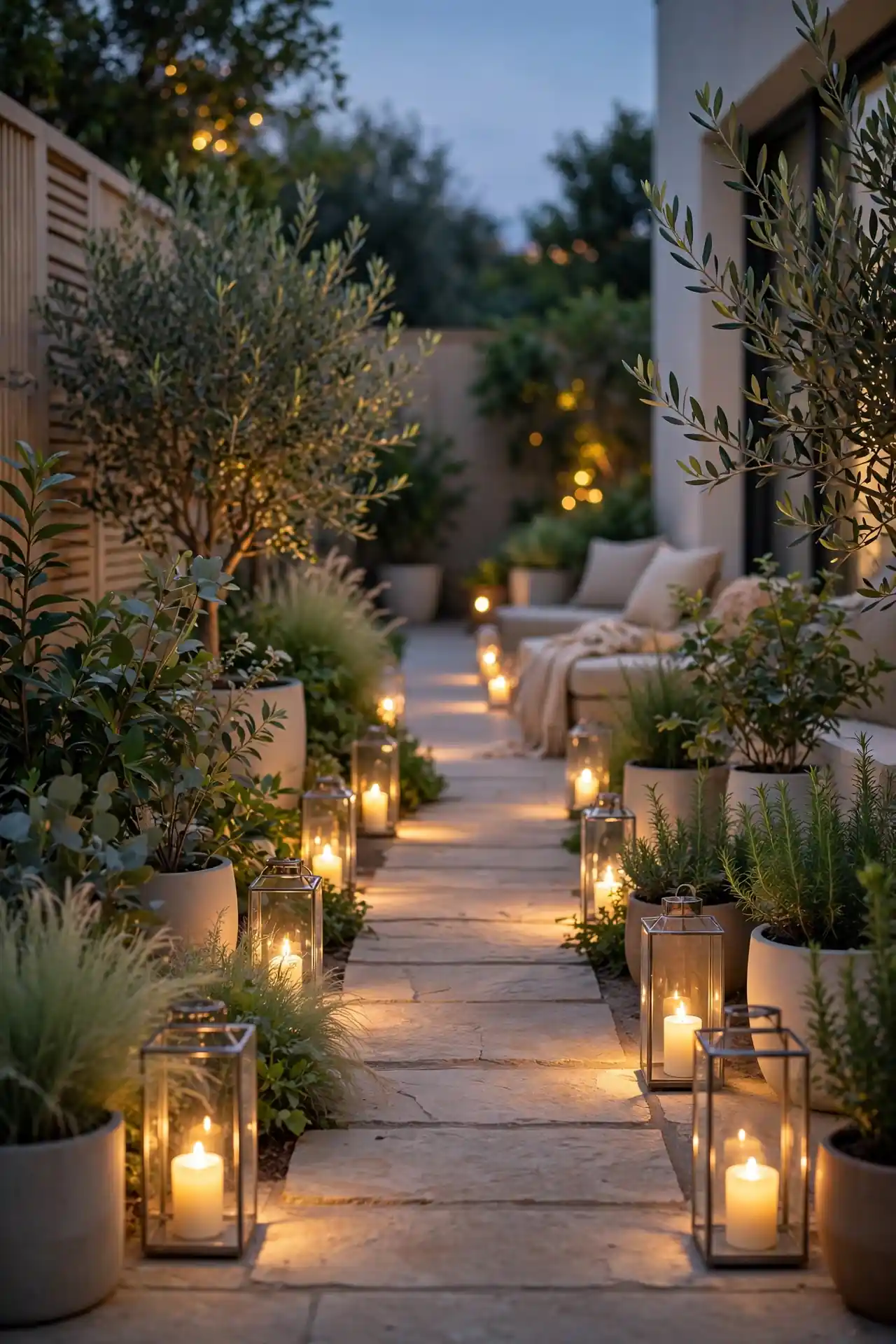 Lantern Candle Path