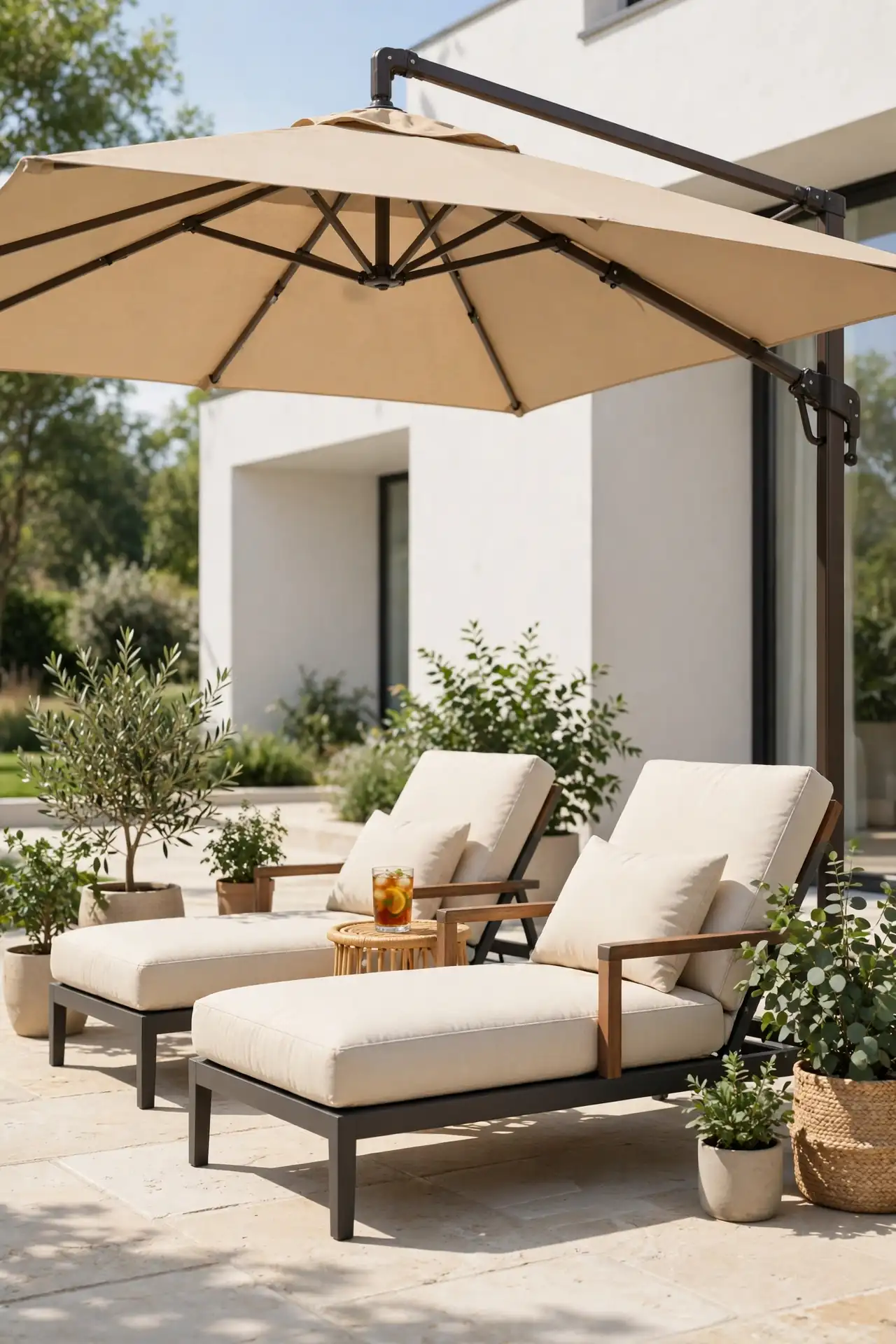 Neutral Umbrella Shade