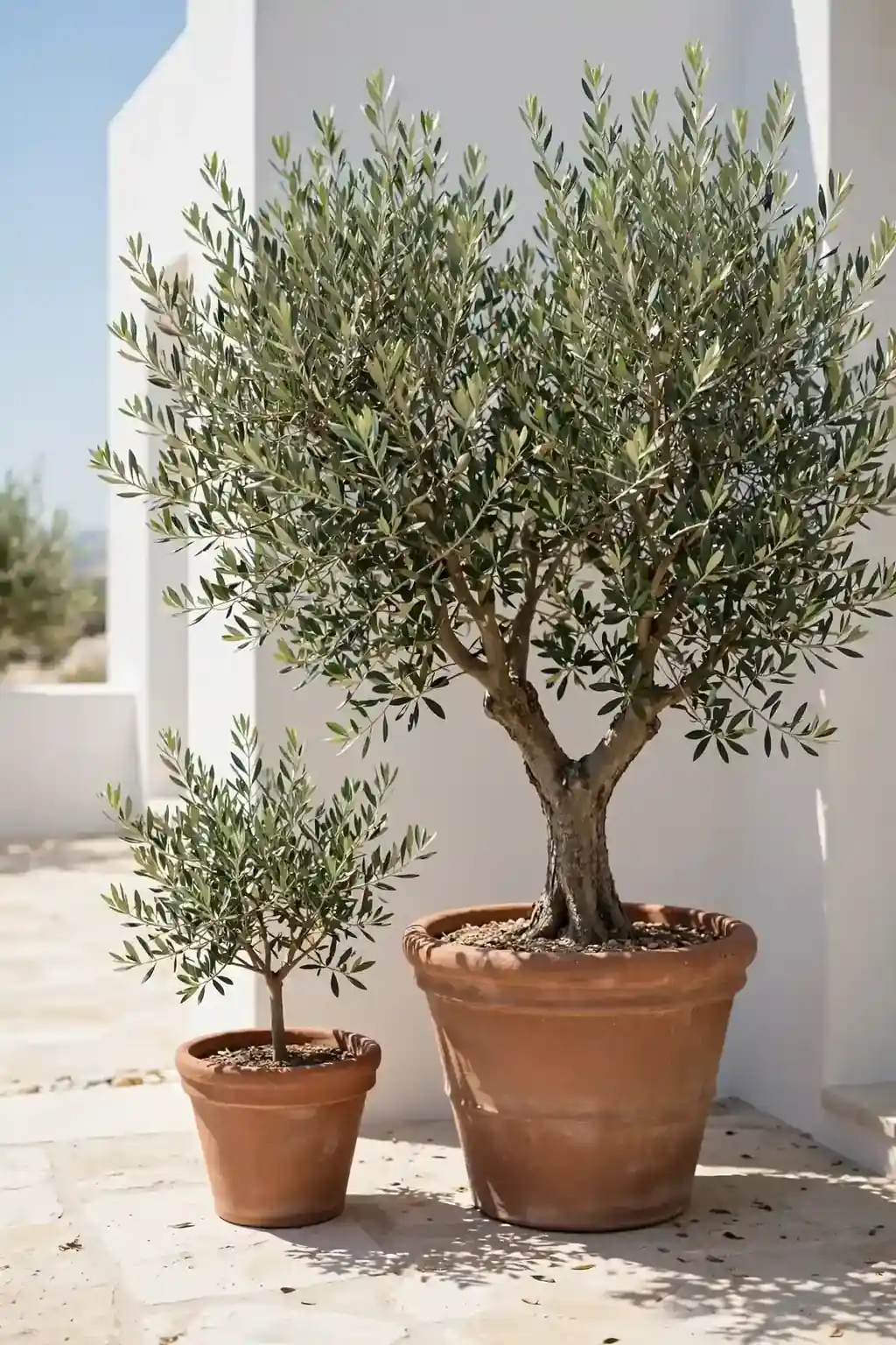 Potted Olive Tree