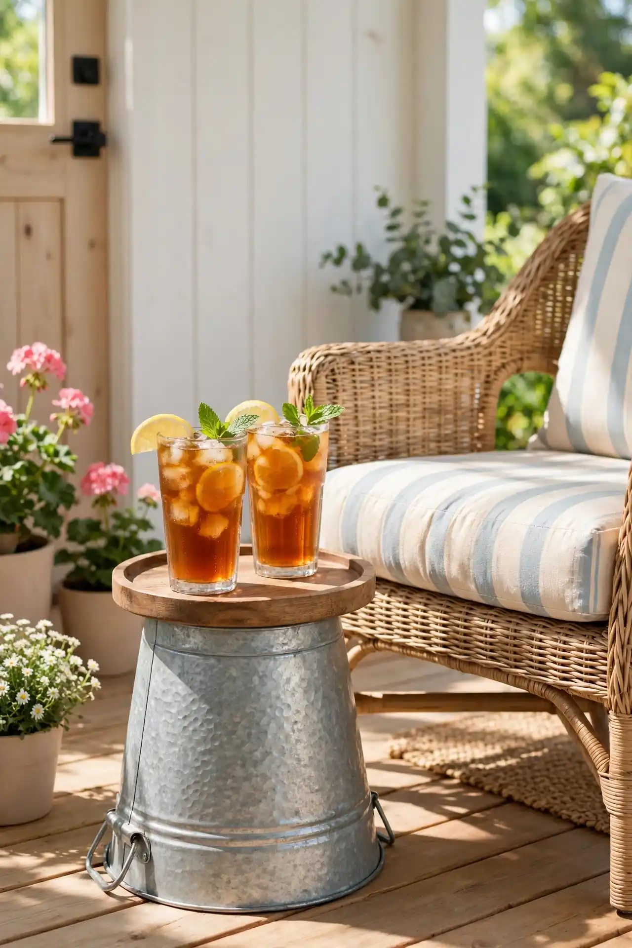 Ice Bucket Side Table