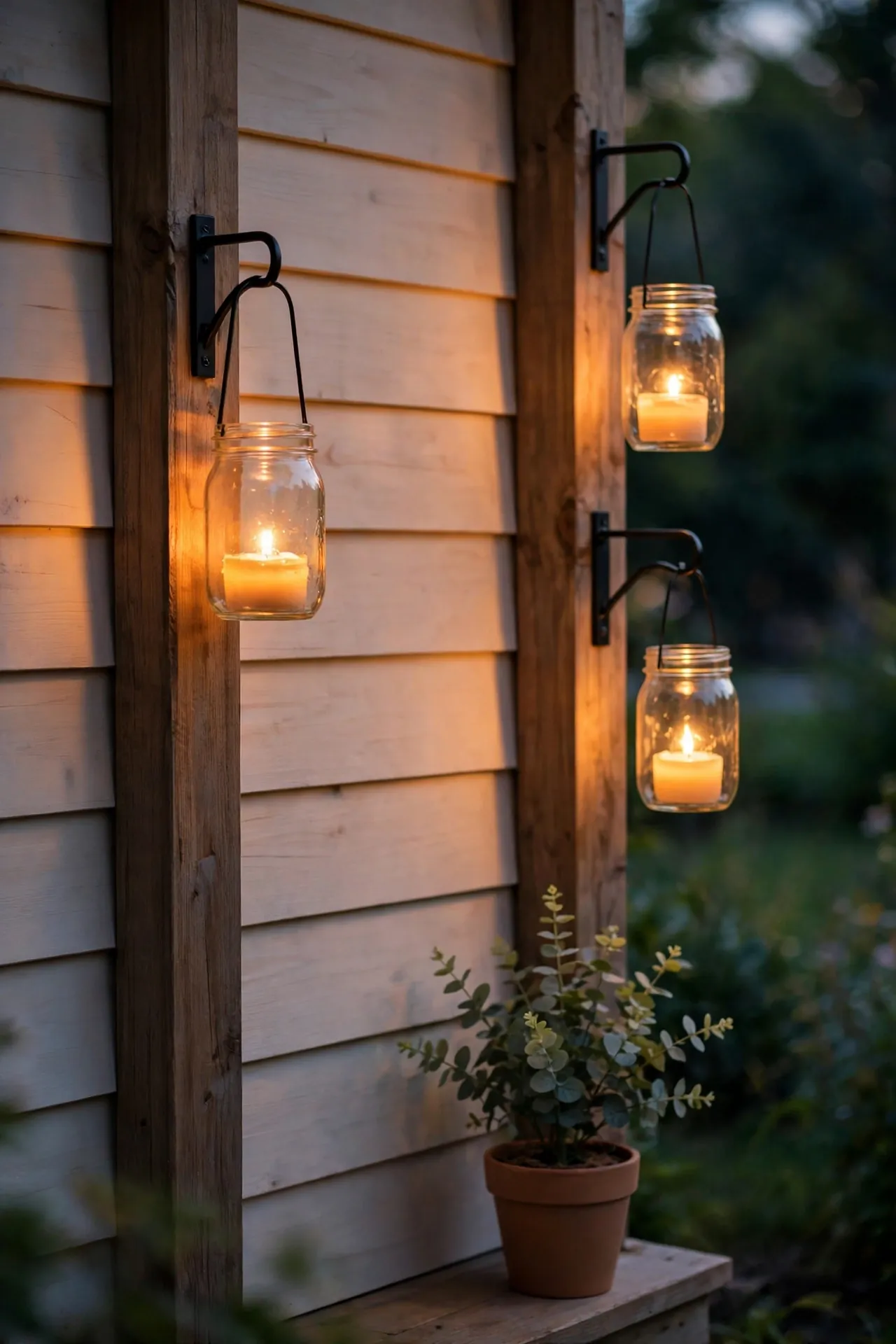 Mason Jar Sconces