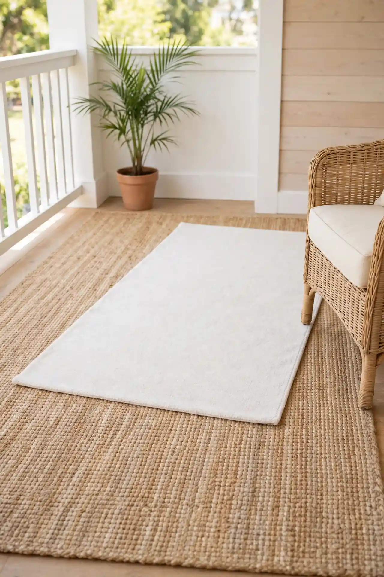 Outdoor Rug Layering