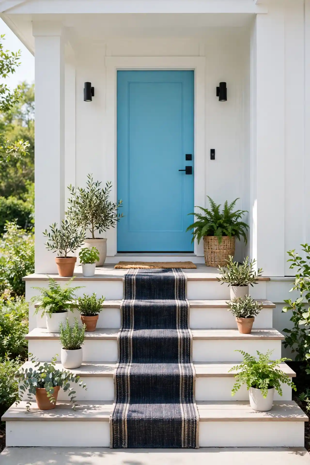 Painted Front Steps