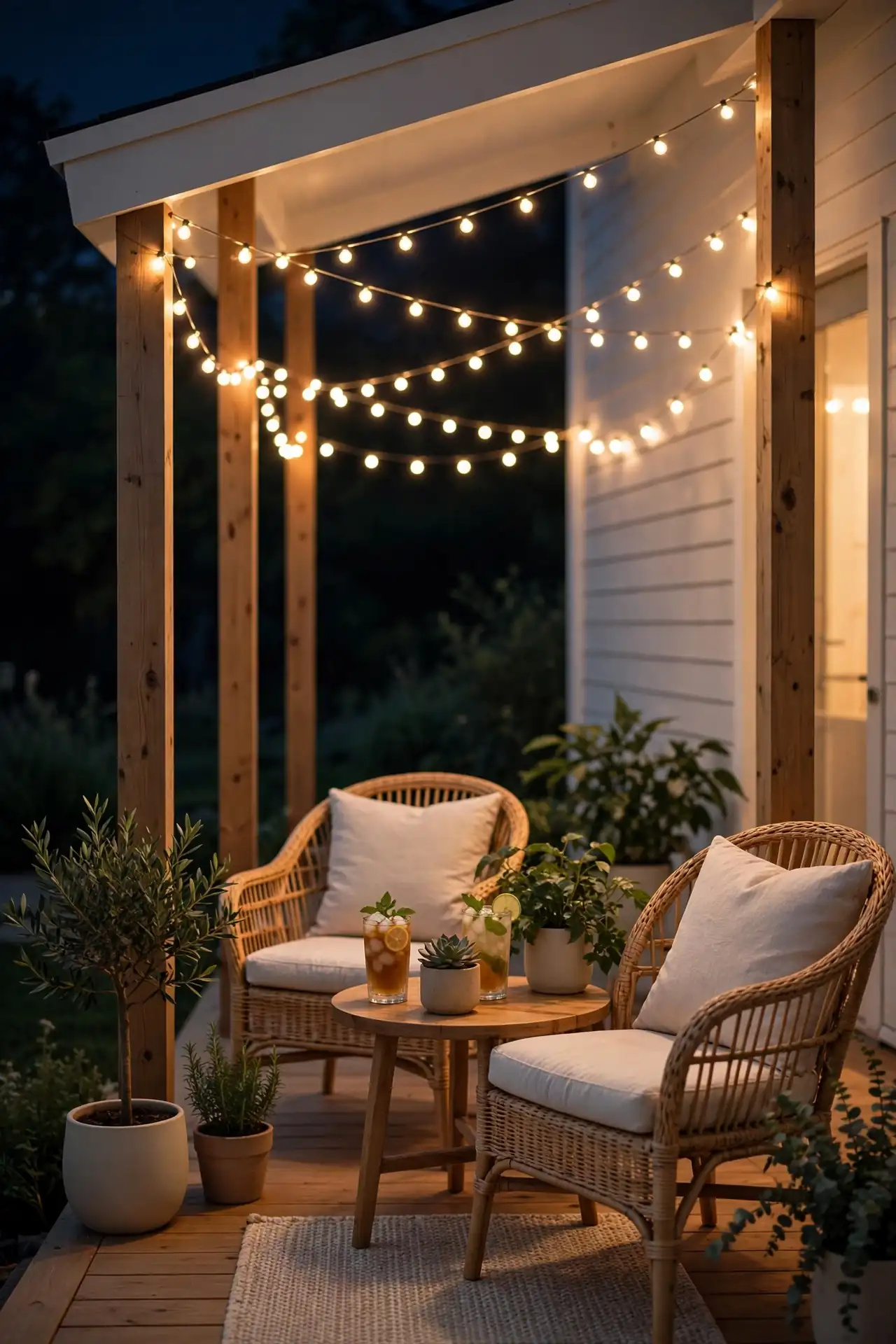 String Light Canopy