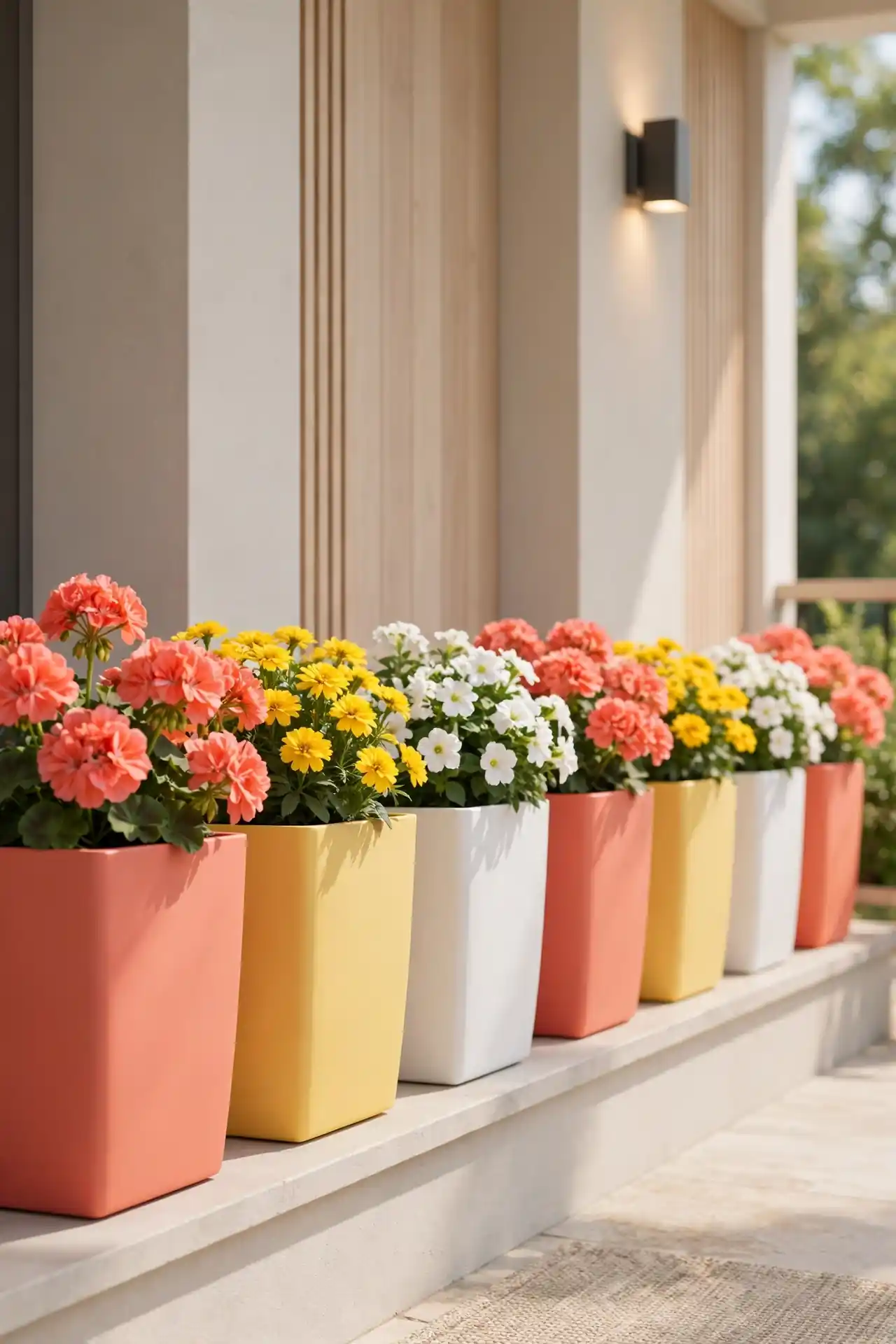 Clay vs White Planters