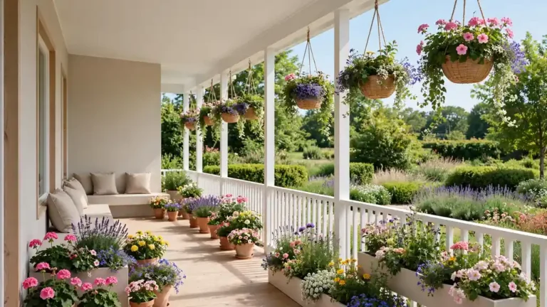 21 Summer Porch Planter Ideas for a Colorful Outdoor Oasis