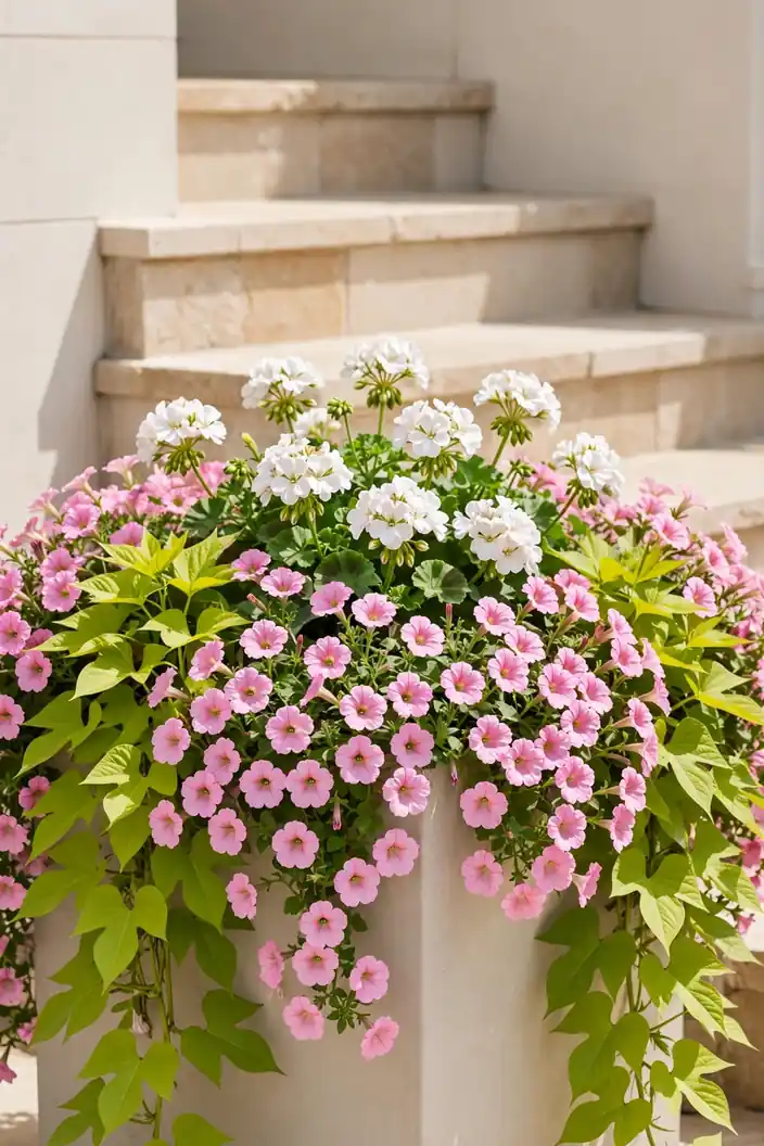 Evening Glow Planters