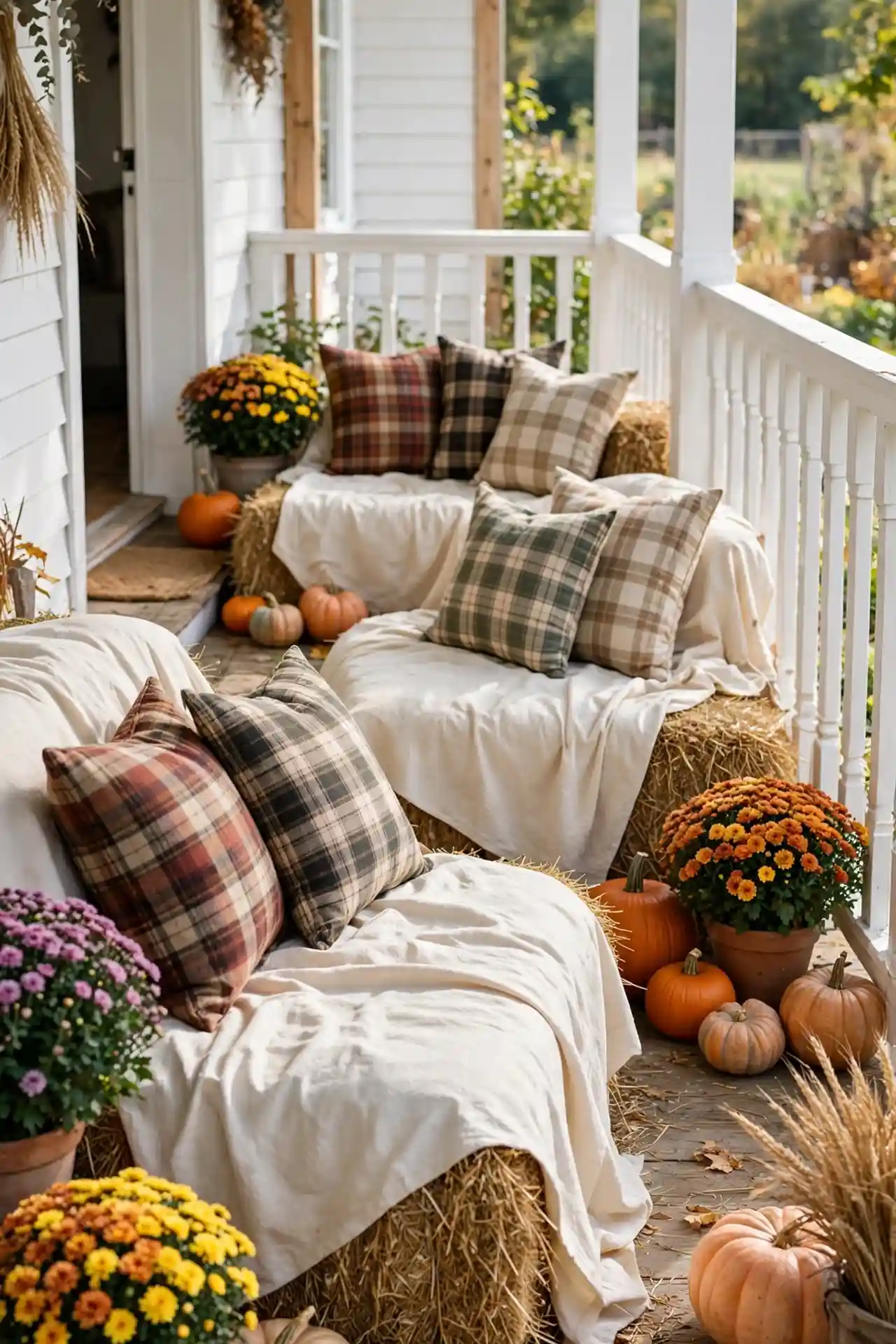 Hay Bale Seating