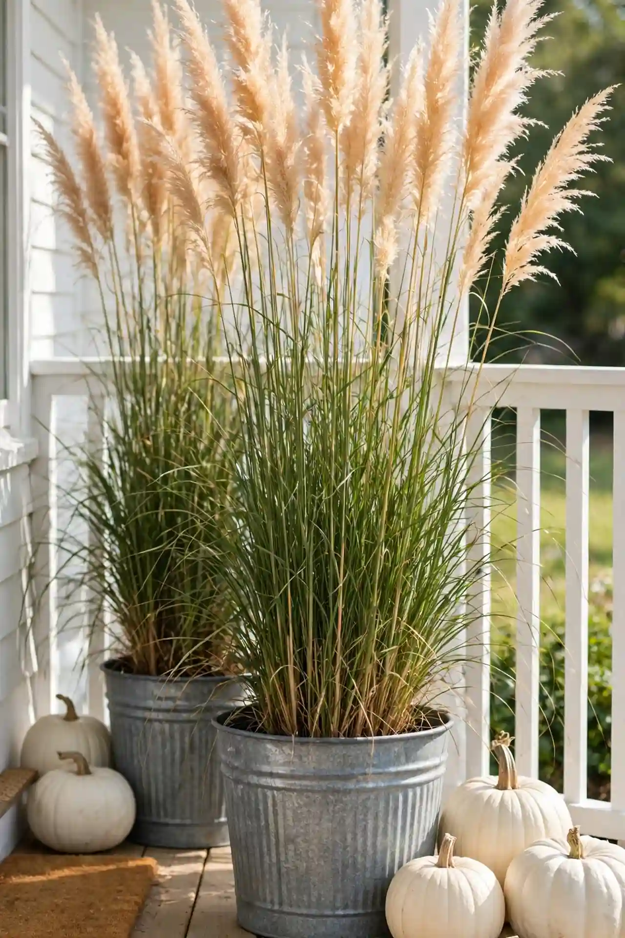 Potted Grass Height