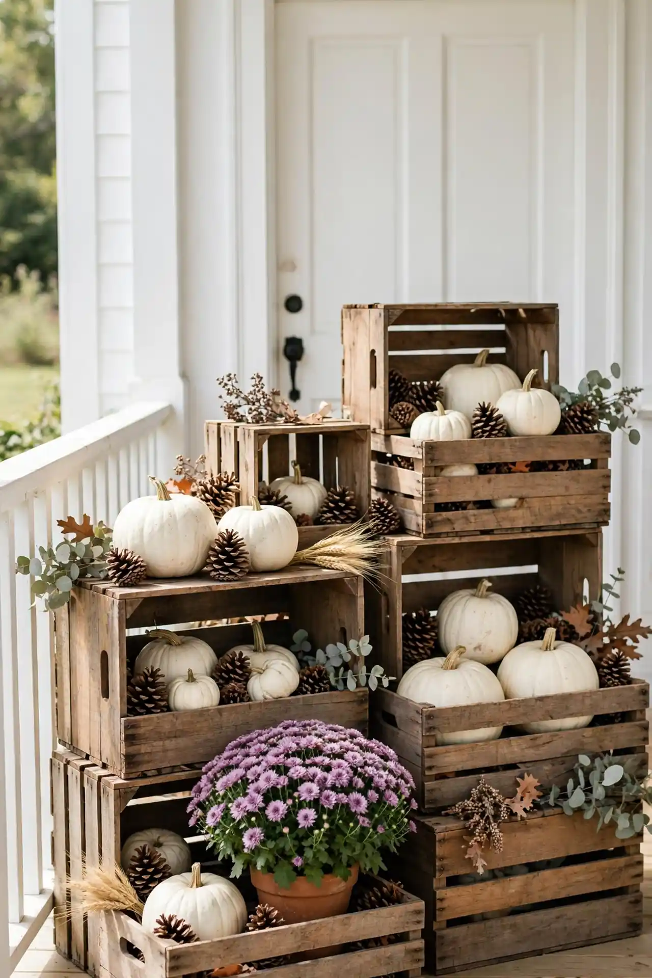 Wooden Crate Display