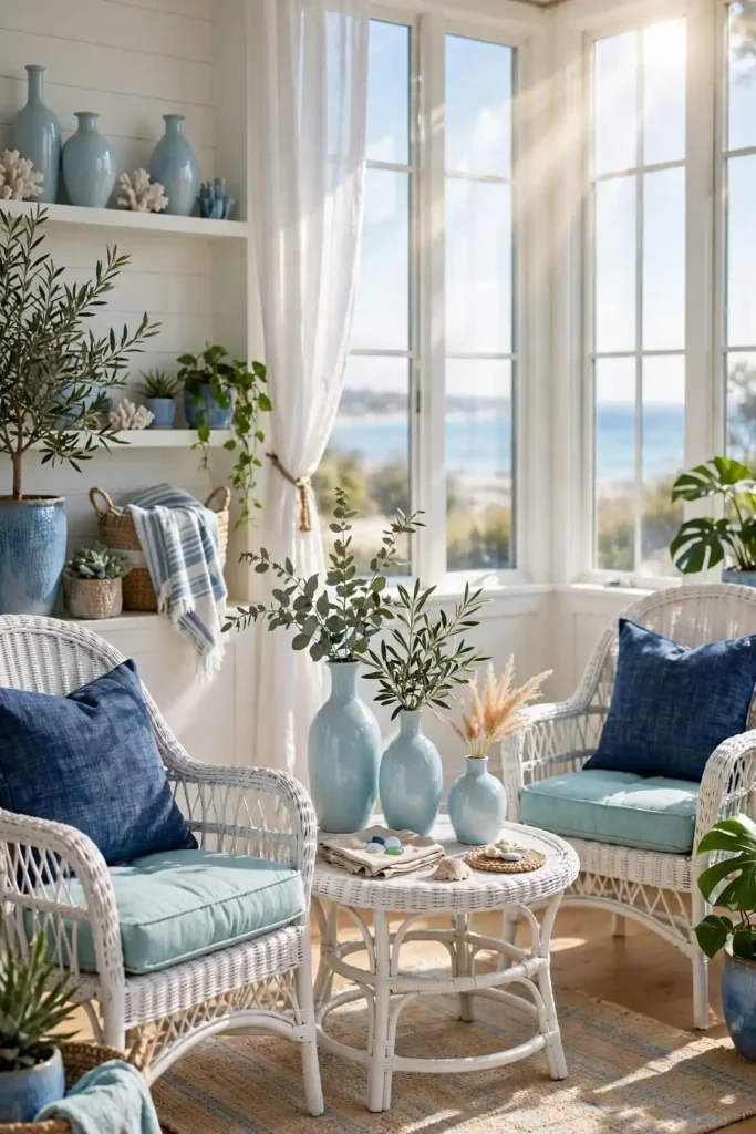 Coastal Blue Accents