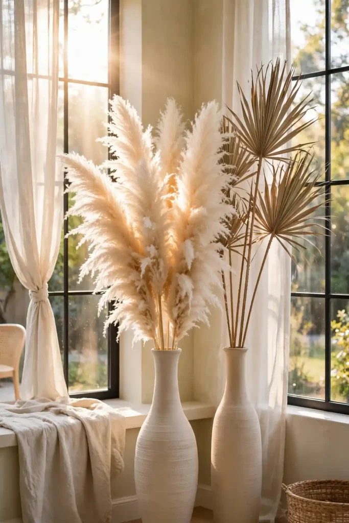 Pampas Grass Vases