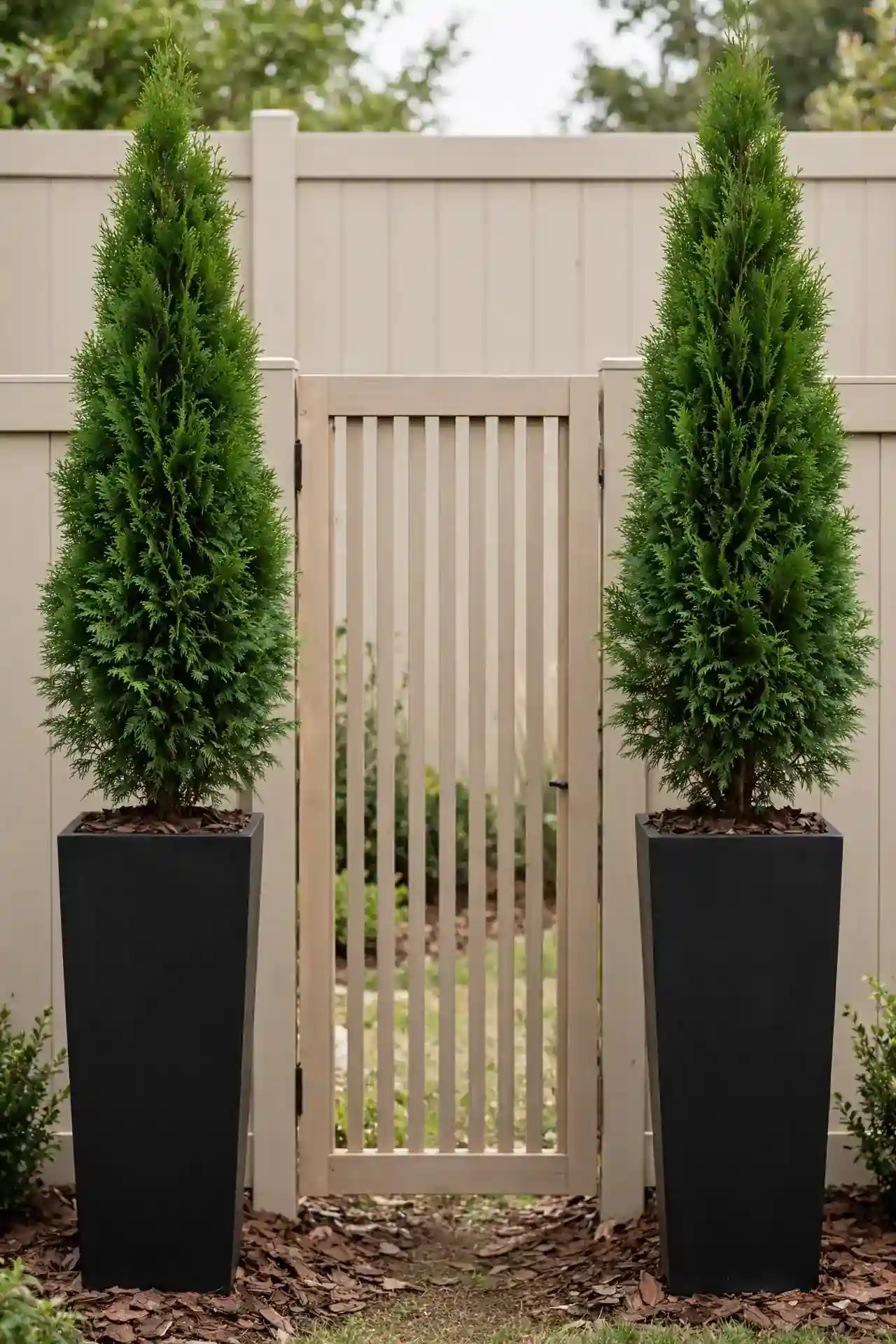 Evergreen Corner Pair