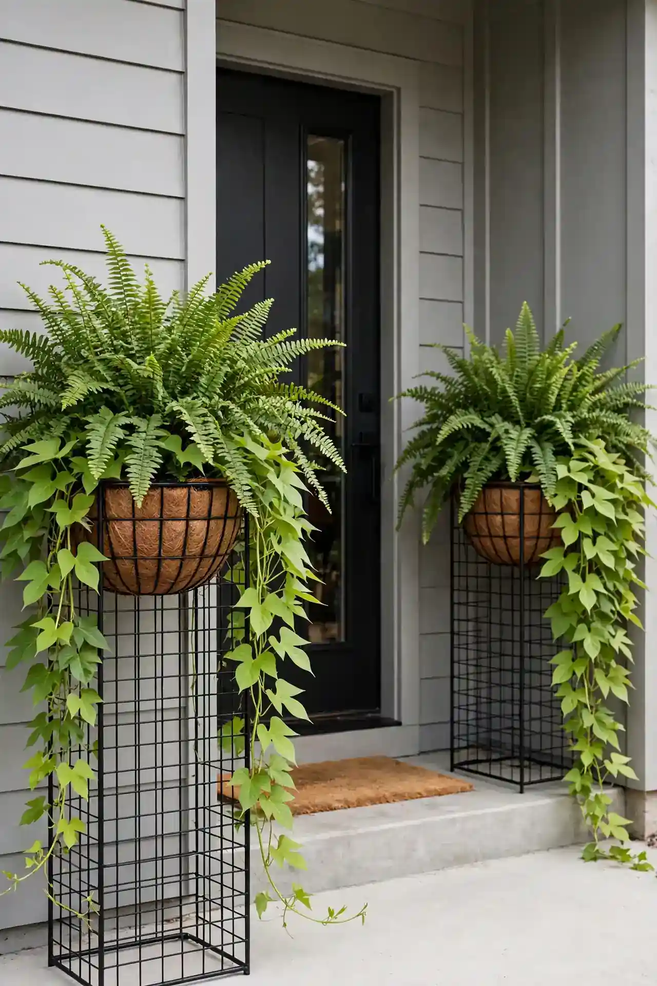Metal Cage Planters