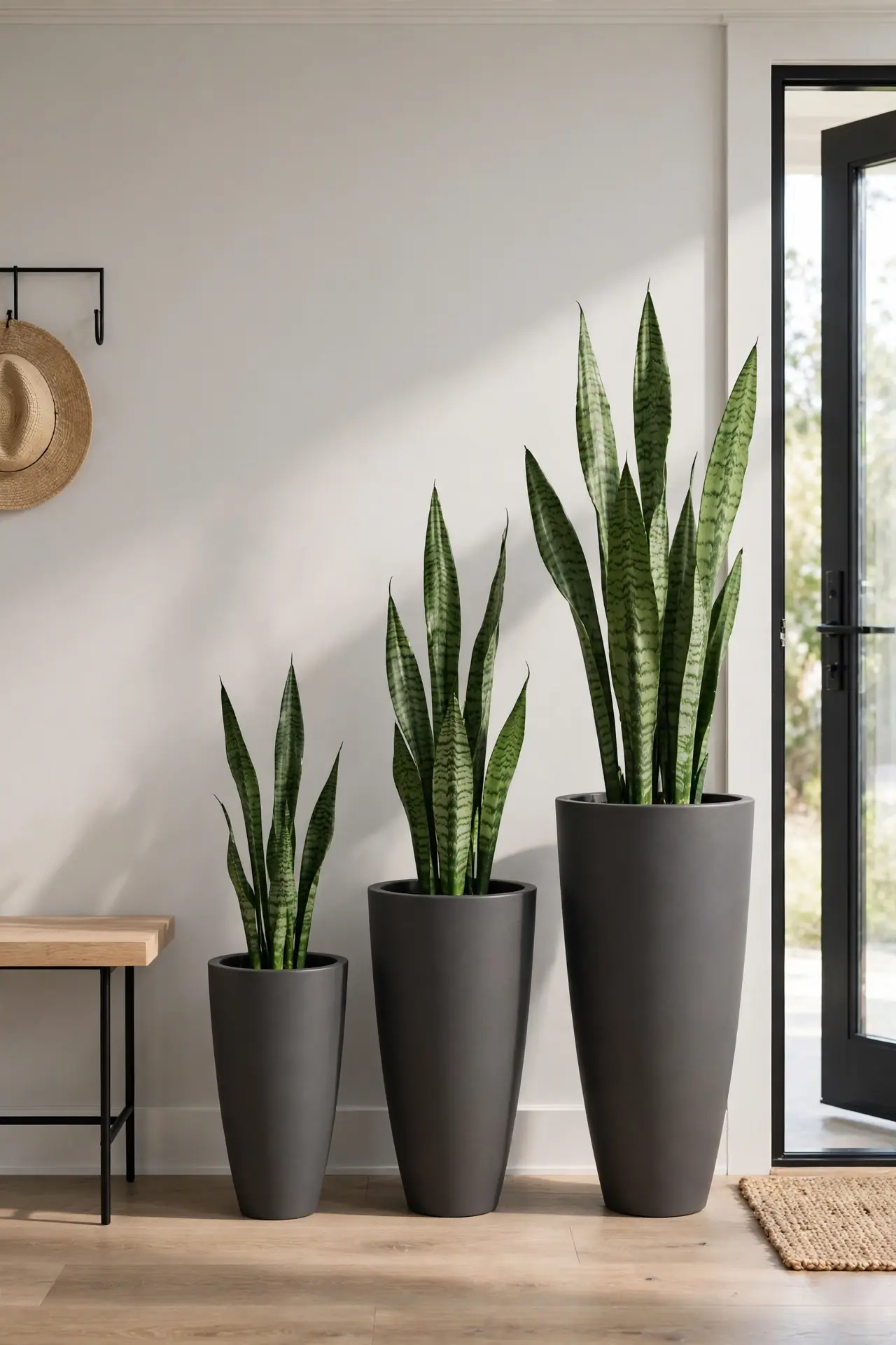 Tapered Modern Pots