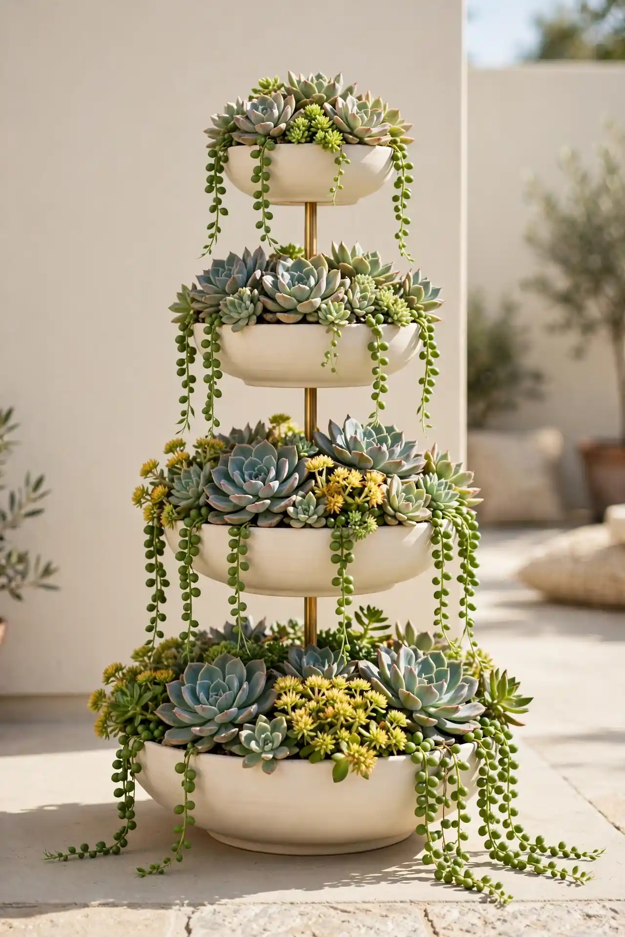 Tiered Succulent Towers