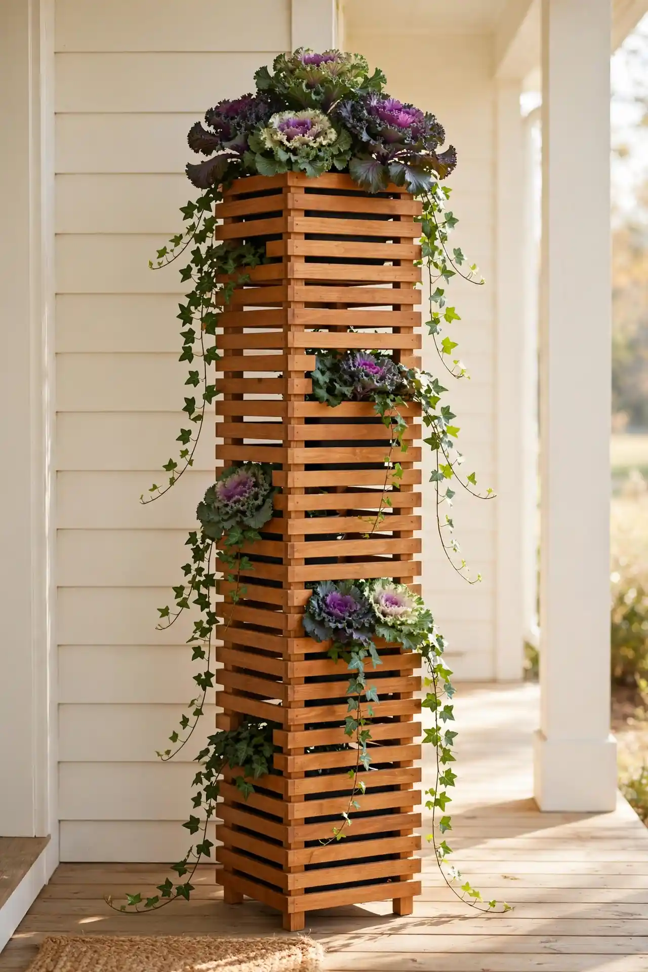 Wooden Slat Towers