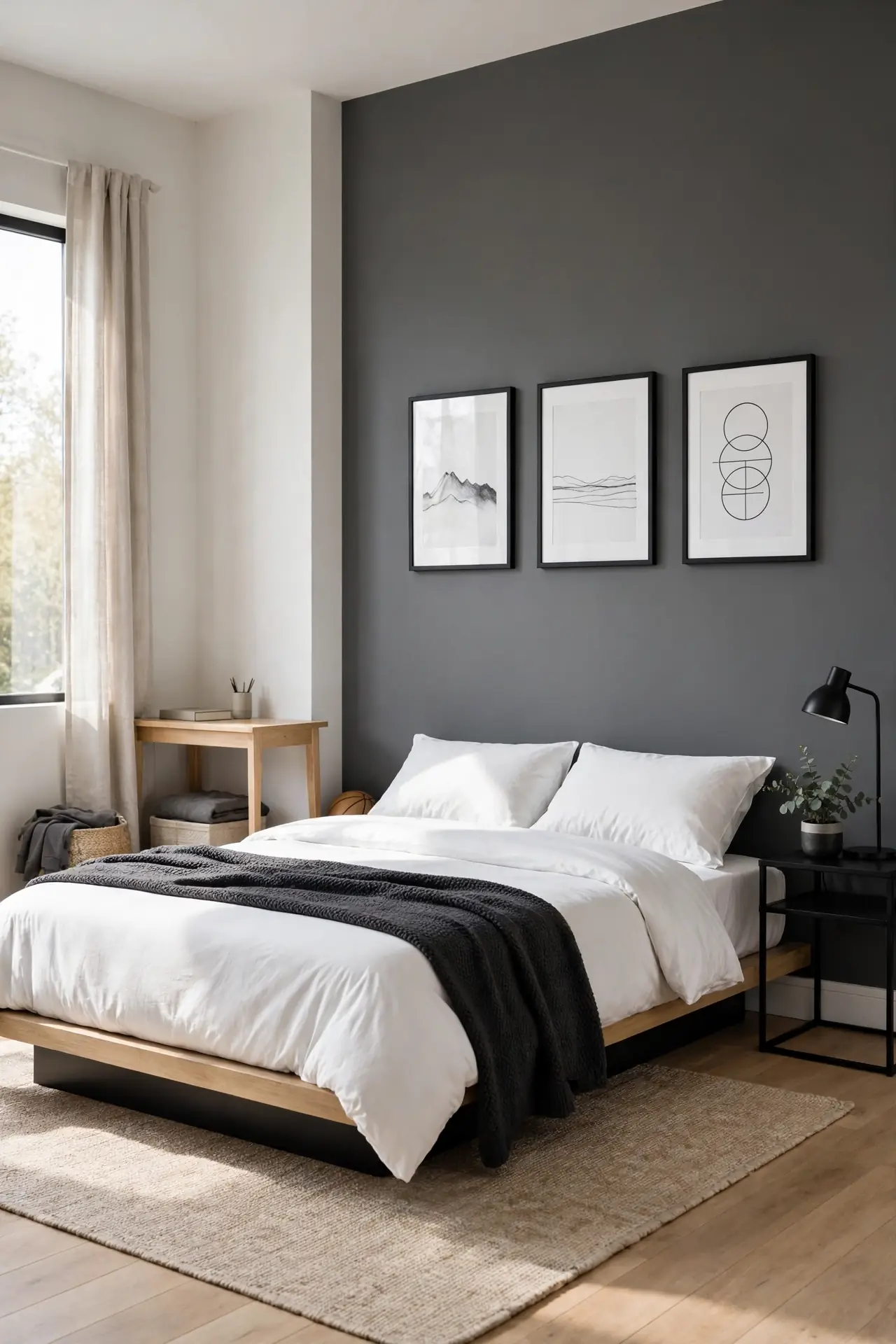Charcoal Accent Wall