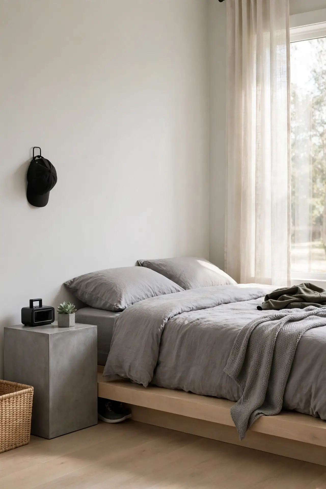 Concrete Nightstand Style