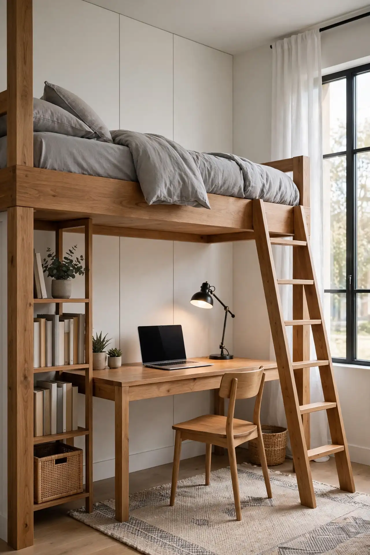 Loft Bed Workspace