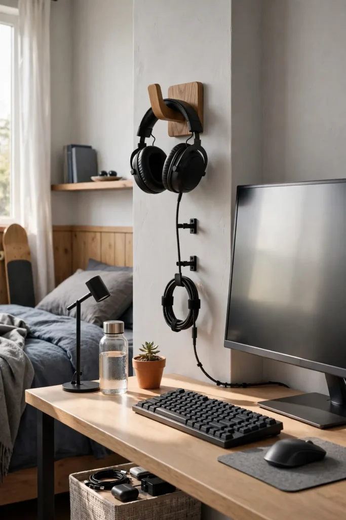 Headphone Hook Station