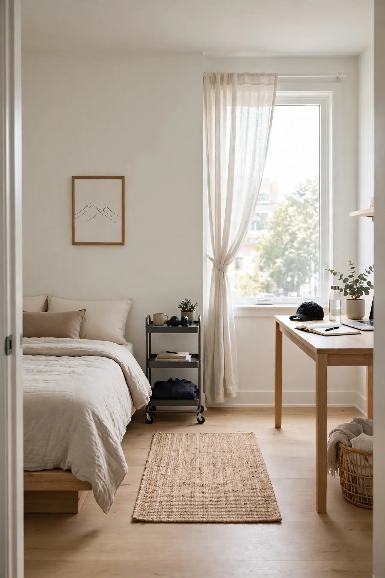 Bed Against Wall