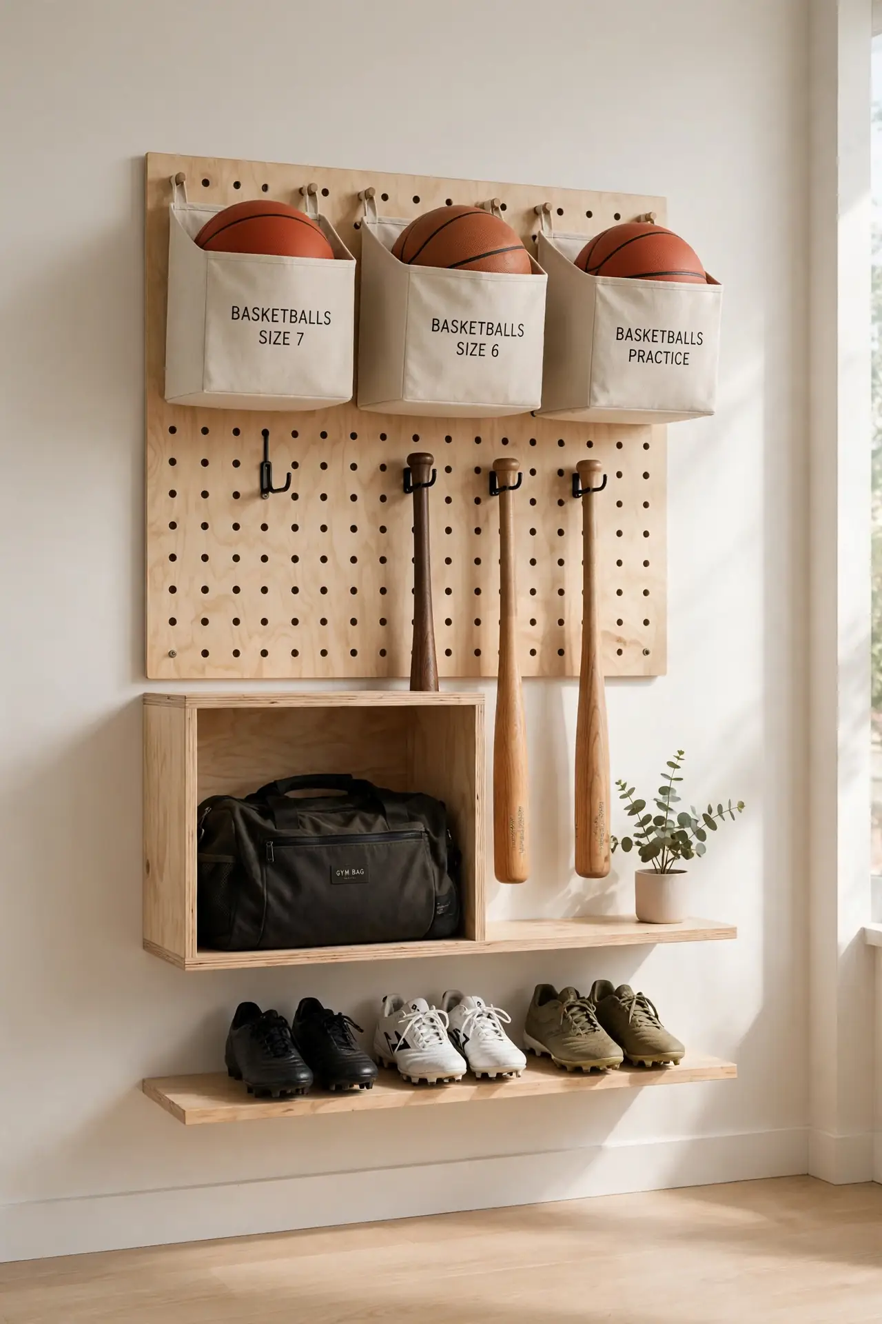 Sports Gear Wall