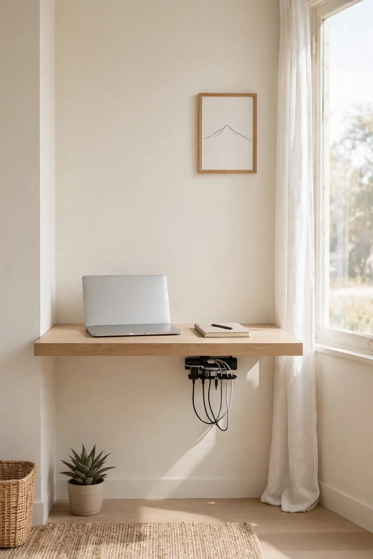 Floating Desk Install
