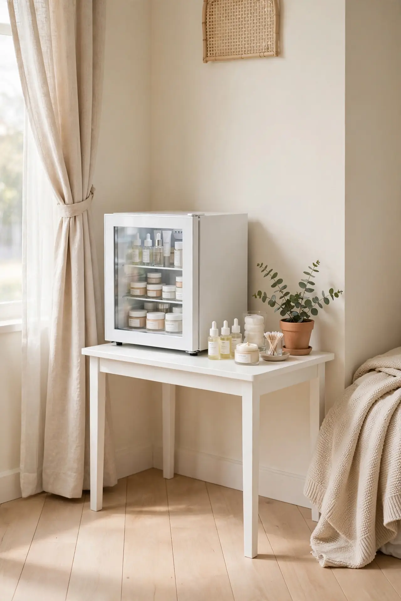 Skincare Fridge Corners