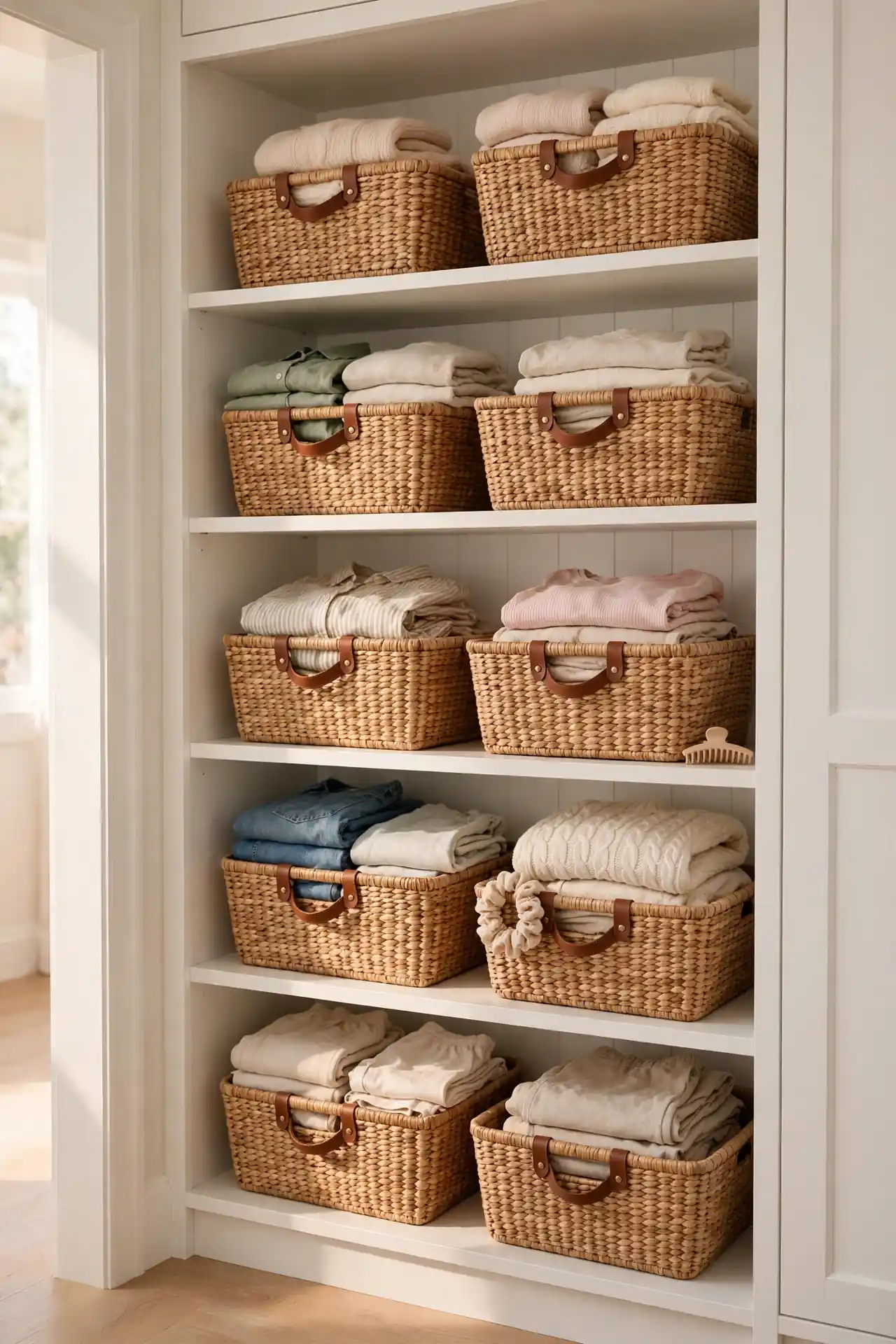Woven Closet Baskets