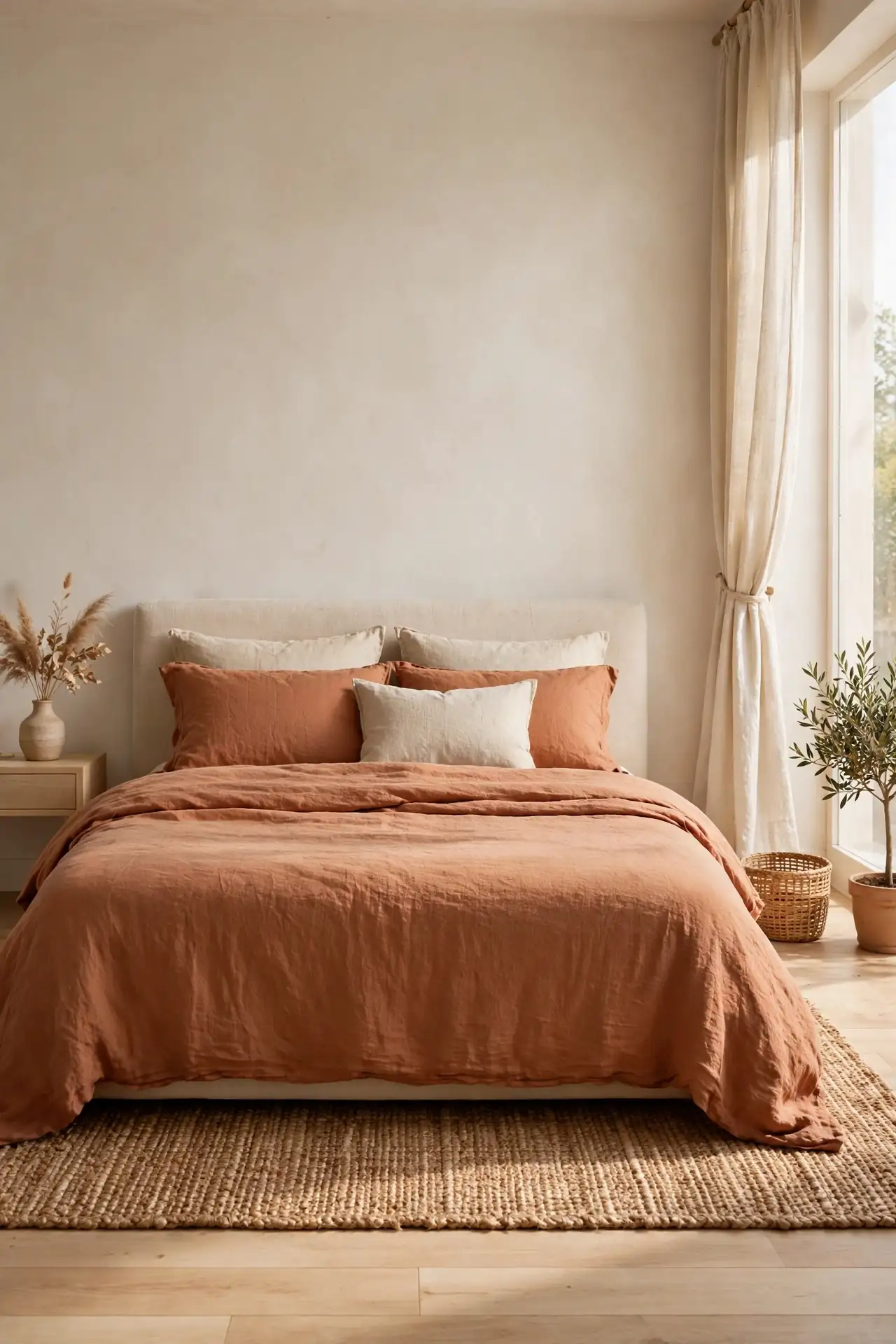 Rust Velvet Cushions