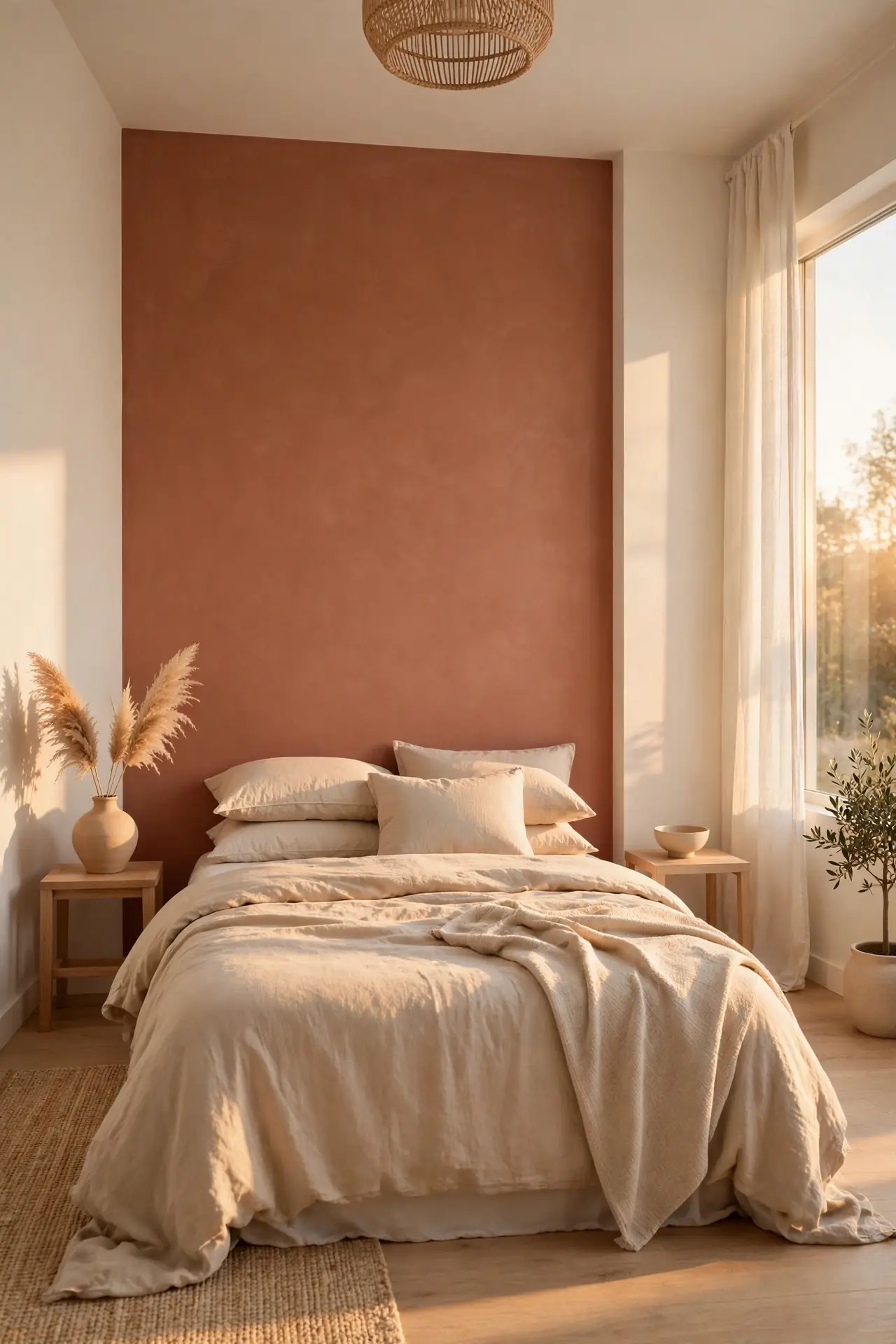 Terracotta Accent Wall