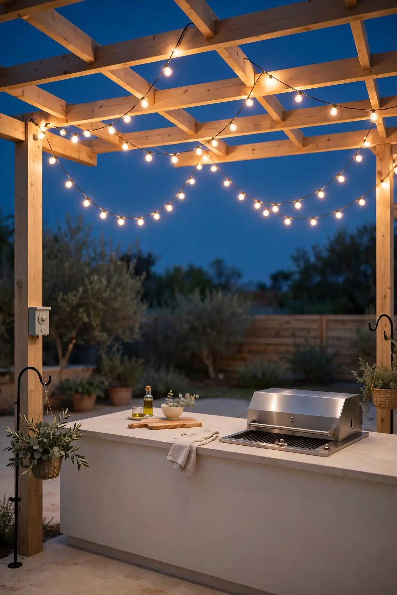 String Light Canopy