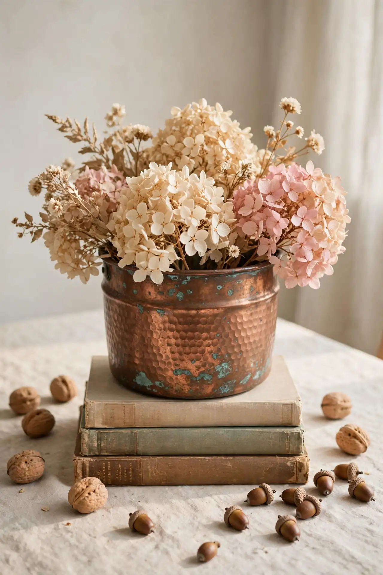 Copper Pot Display