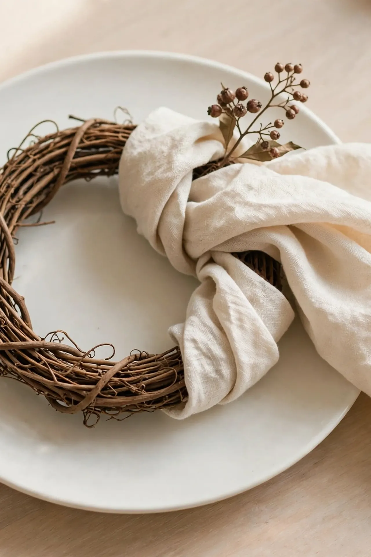 Mini Wreath Napkin Rings