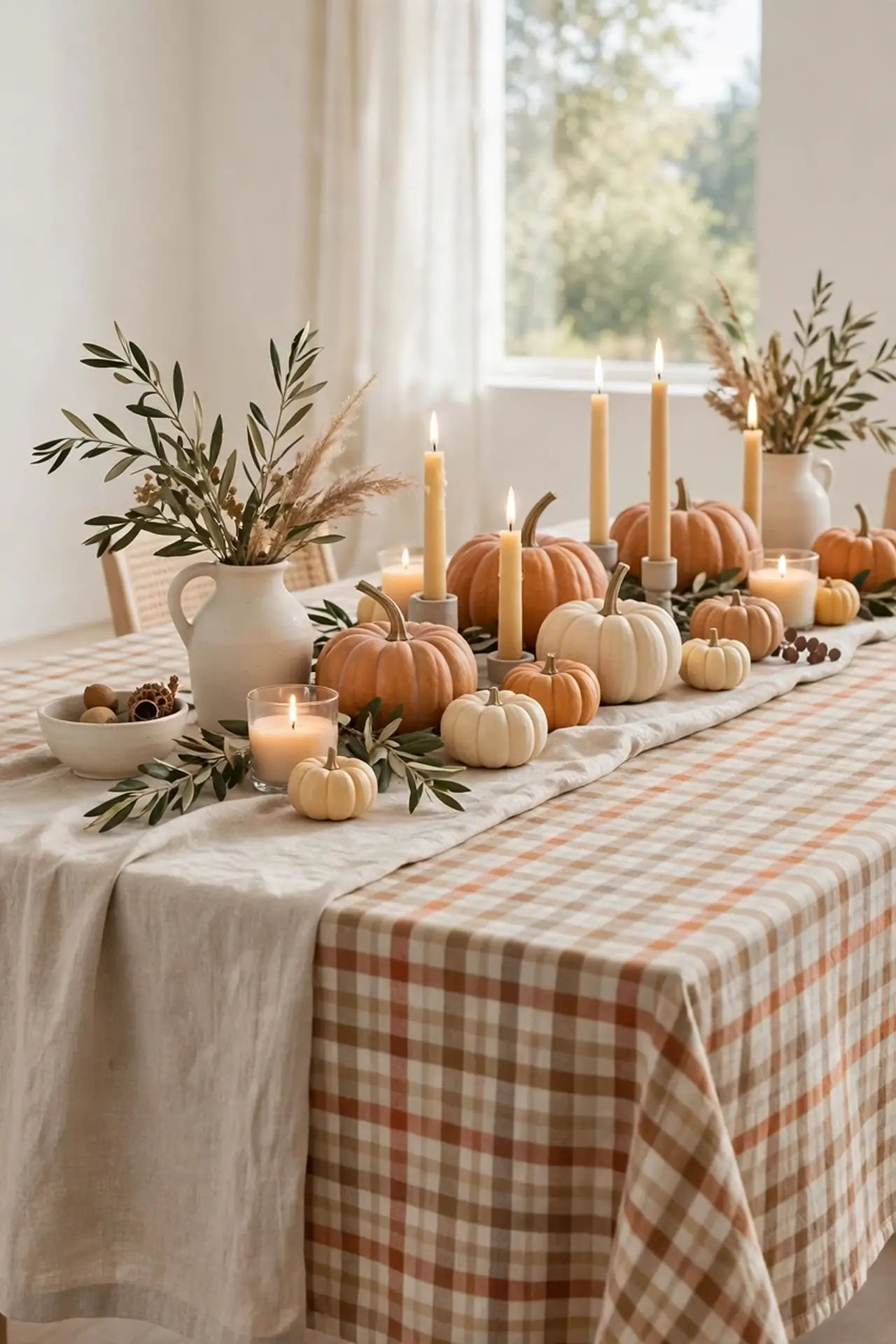 Plaid Tablecloth Warmth