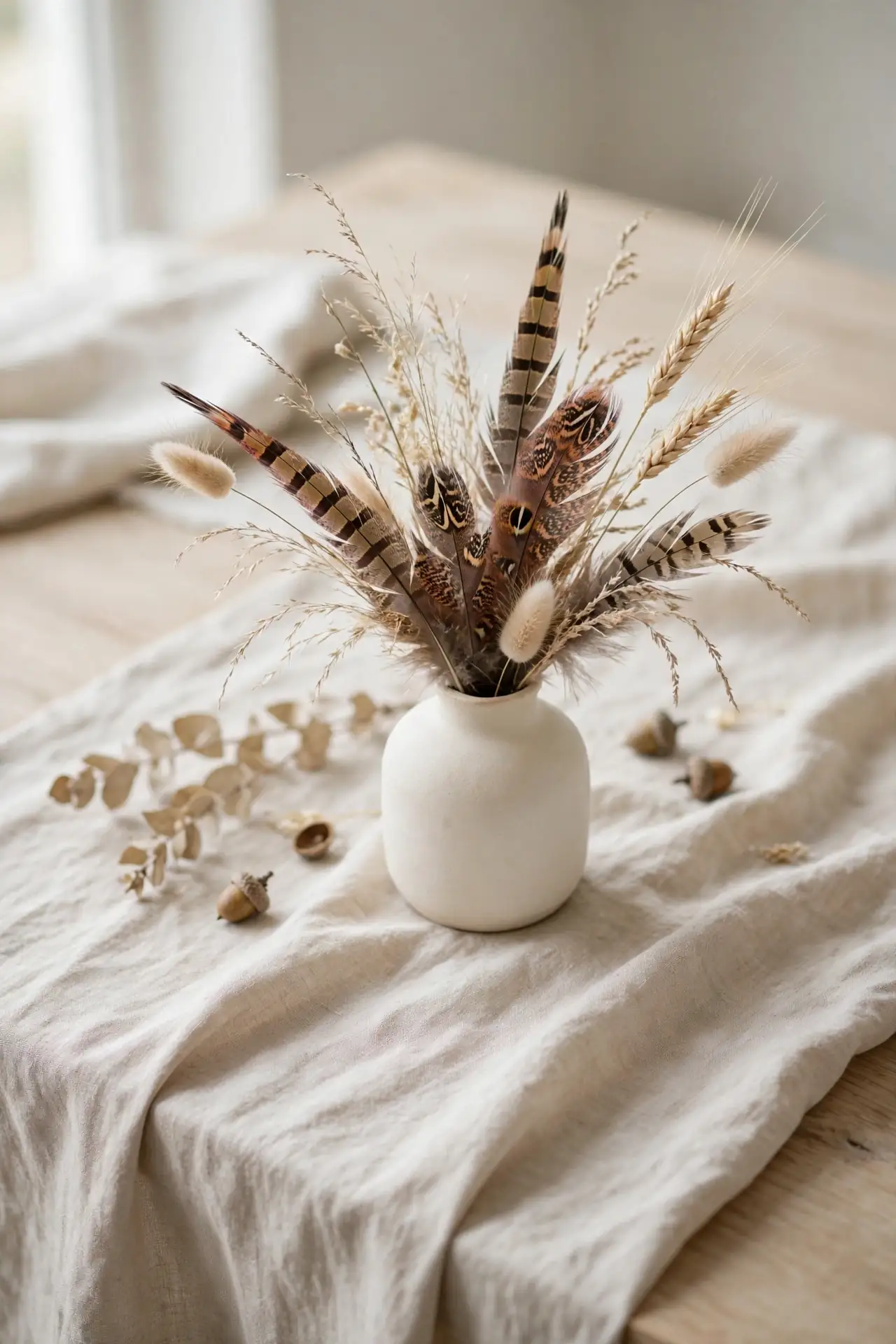 Feather Accent Arrangements