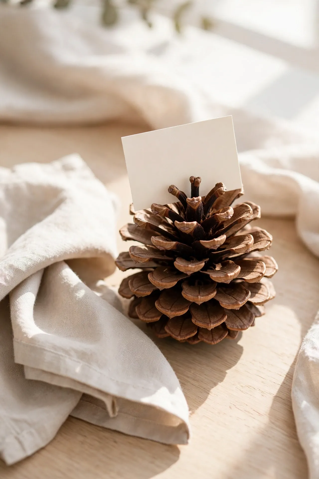 Pinecone Place Cards