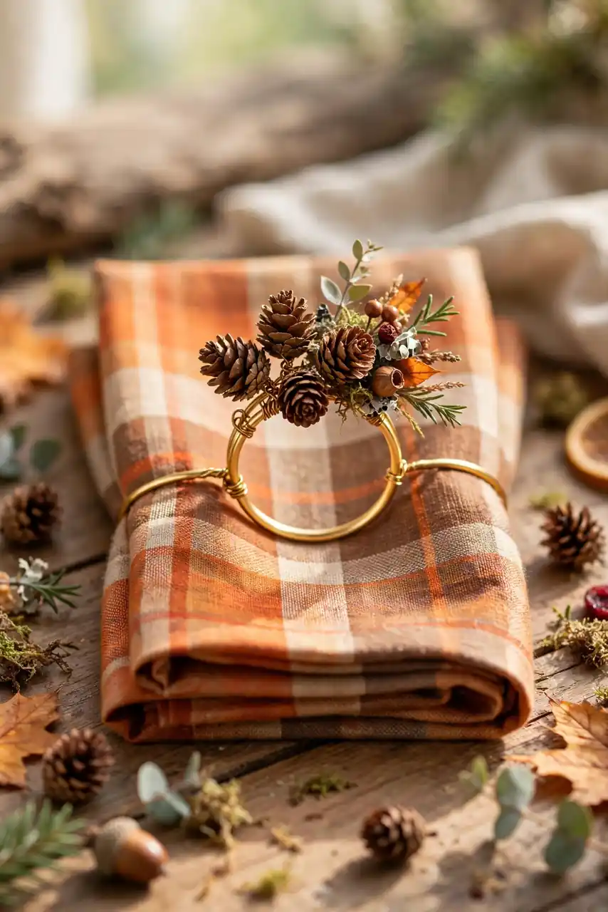 Pinecone Napkin Rings