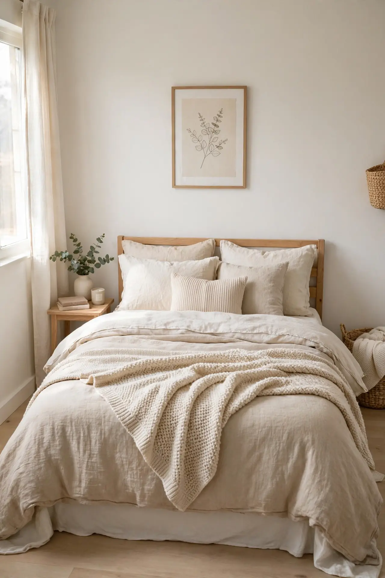 Bedding Color Story for tiny bedroom ideas with queen bed