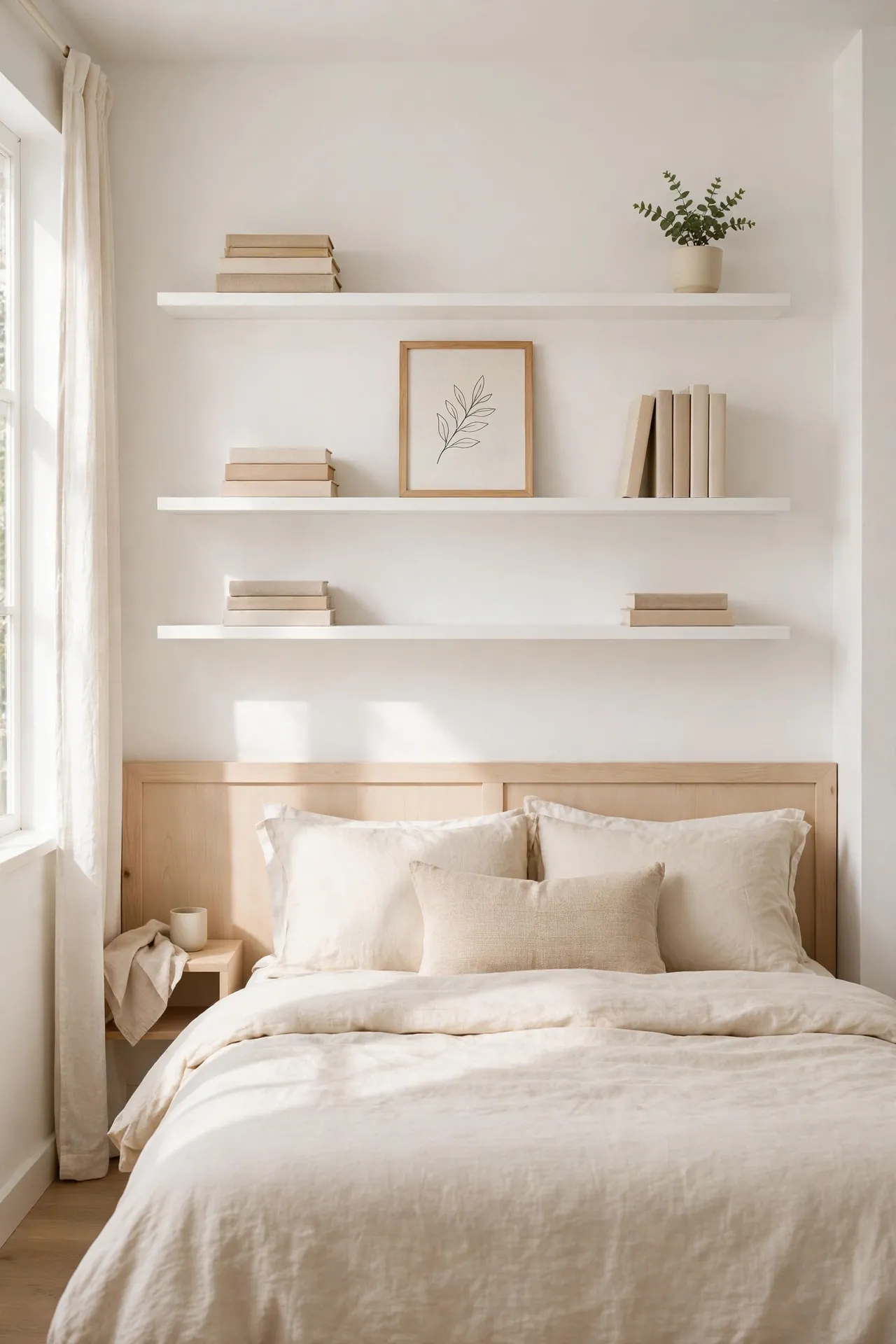 Headboard Storage Wall