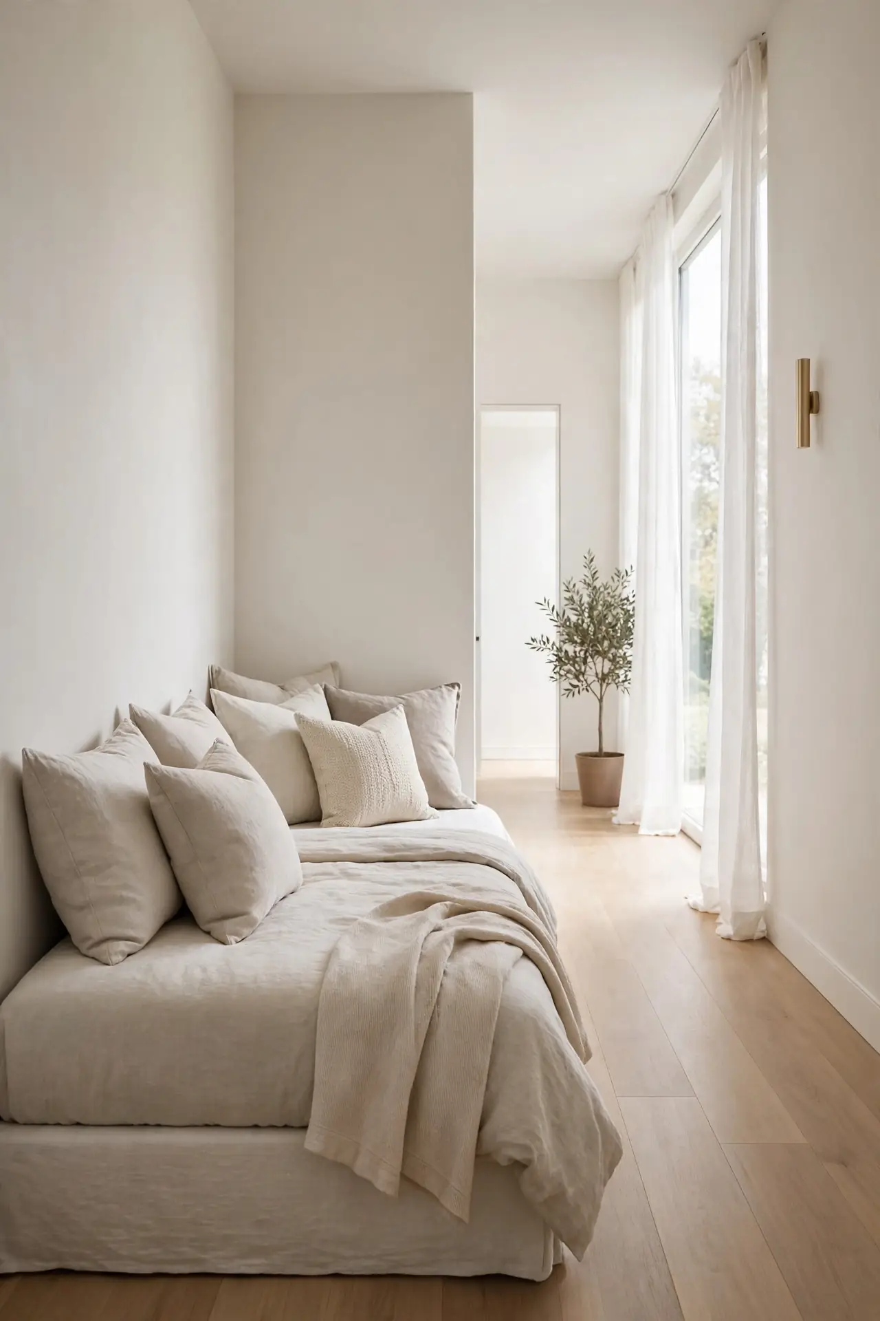 Bed Against Wall