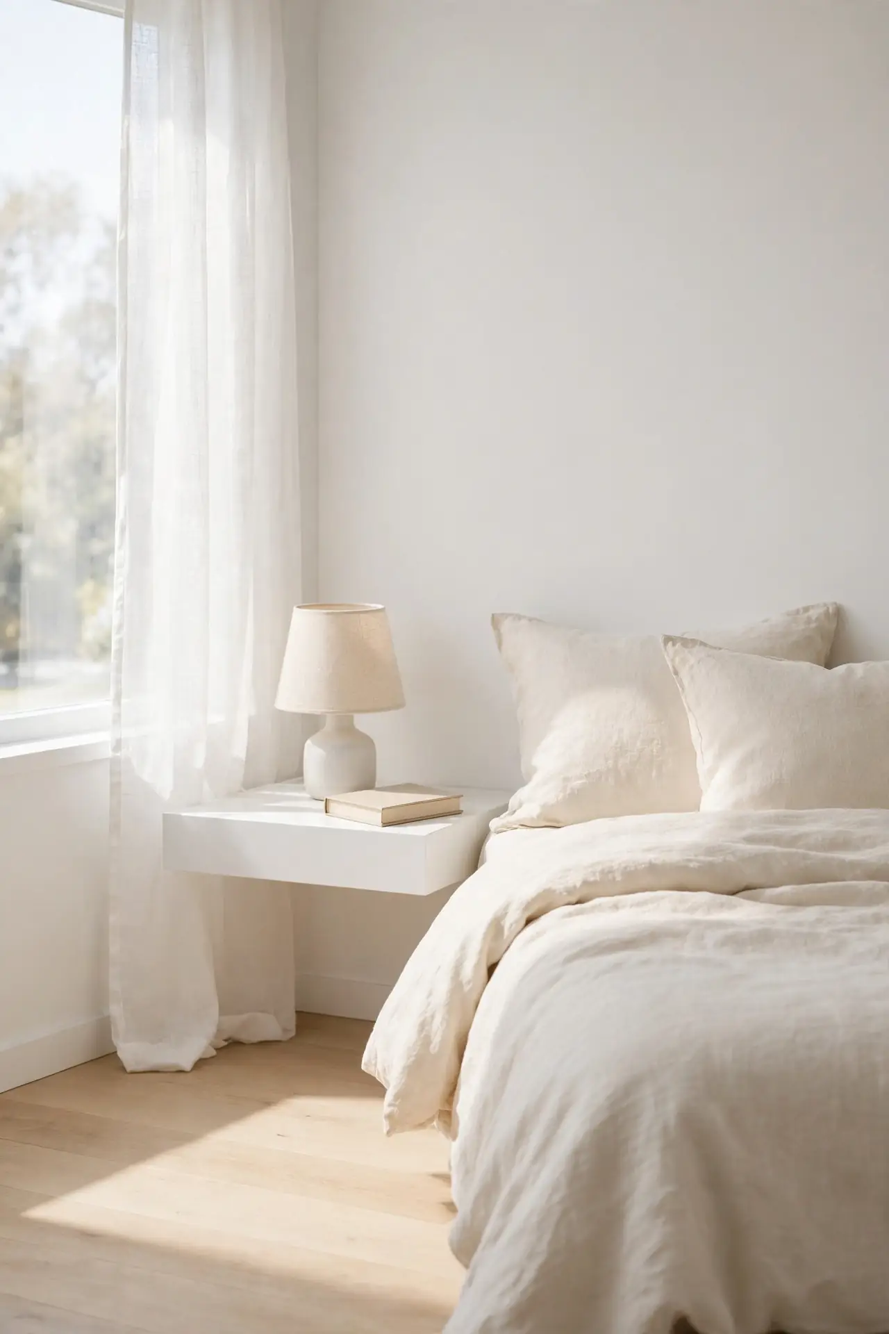 Floating Nightstand Shelves