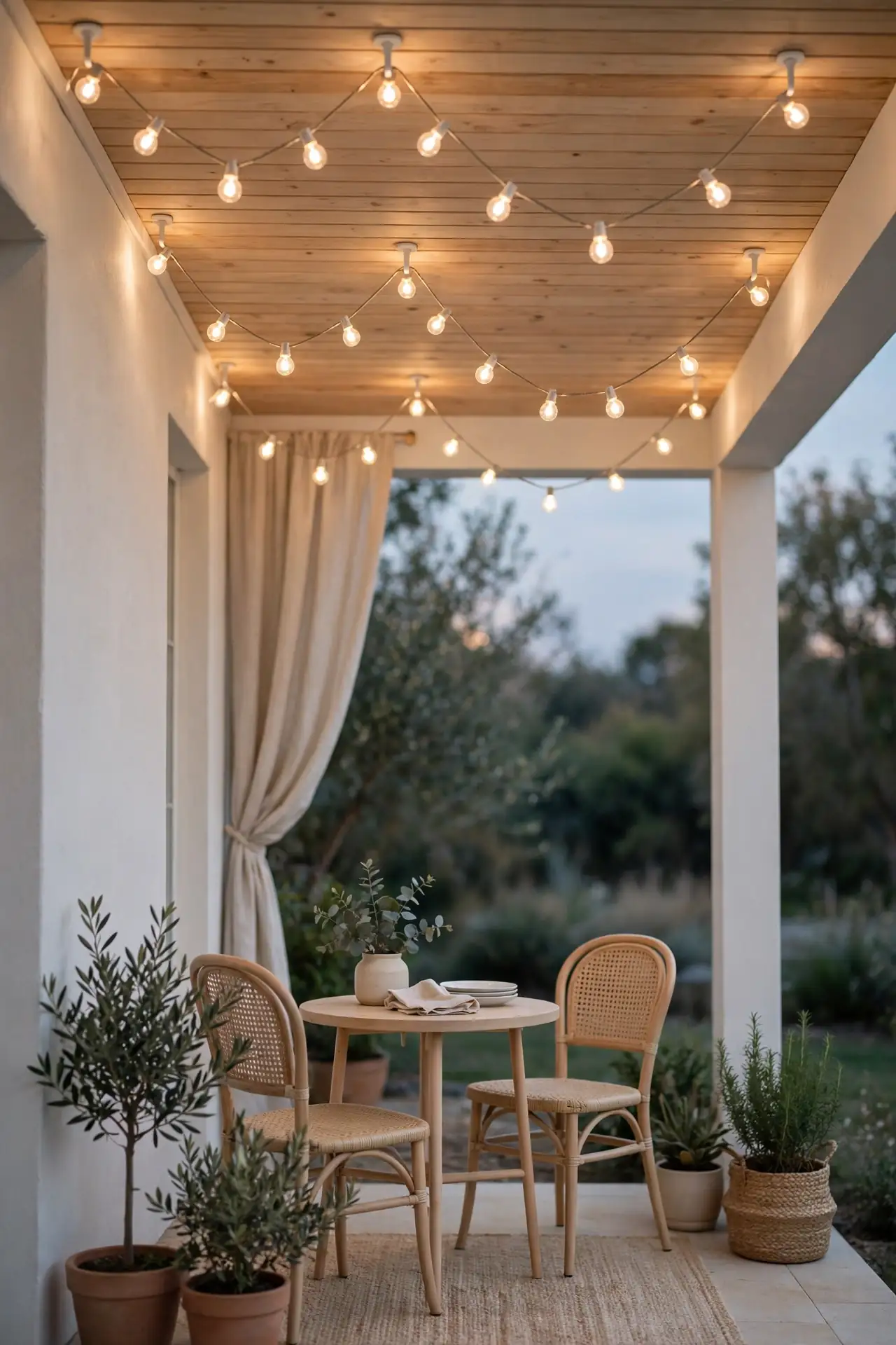 String Light Canopy